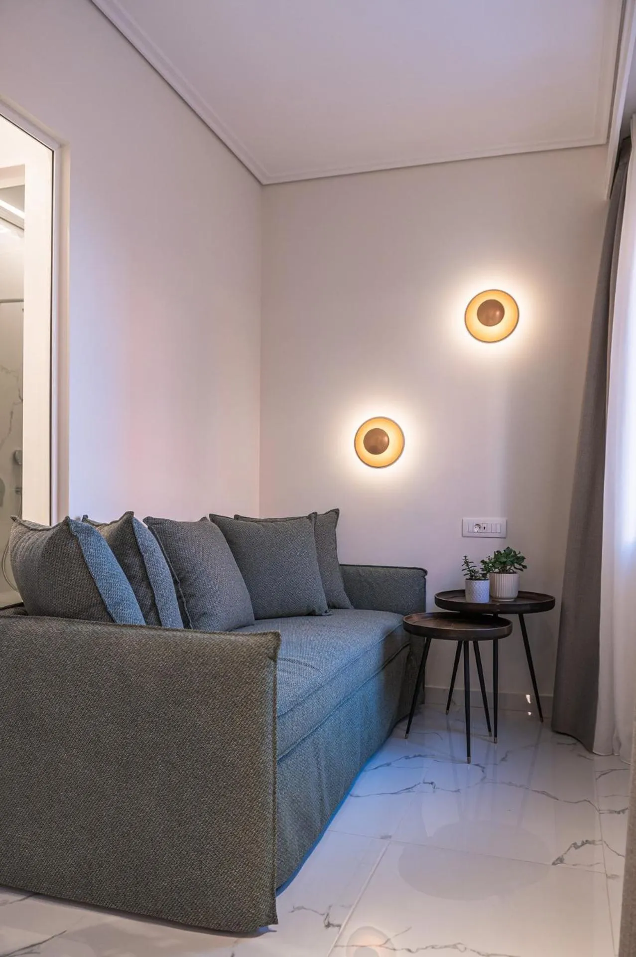 Bed in Silo Luxury Rooms