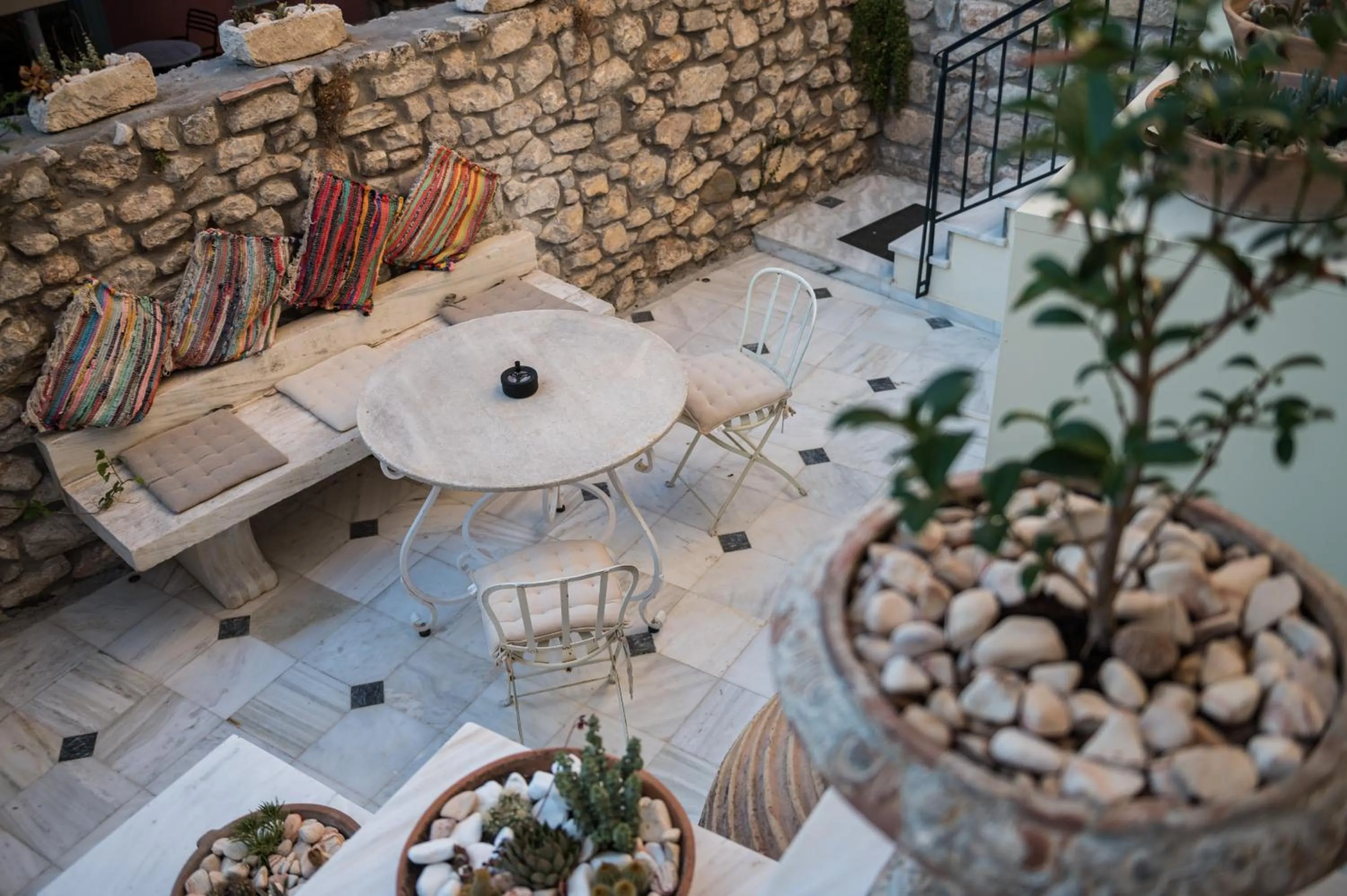 Patio in Silo Luxury Rooms