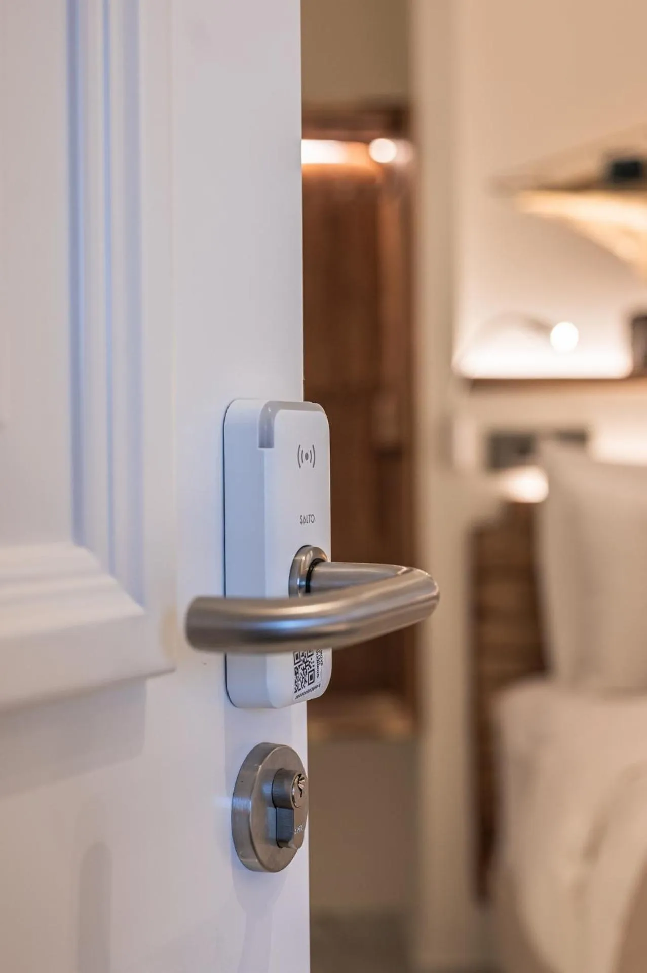 Decorative detail, Bed in Silo Luxury Rooms