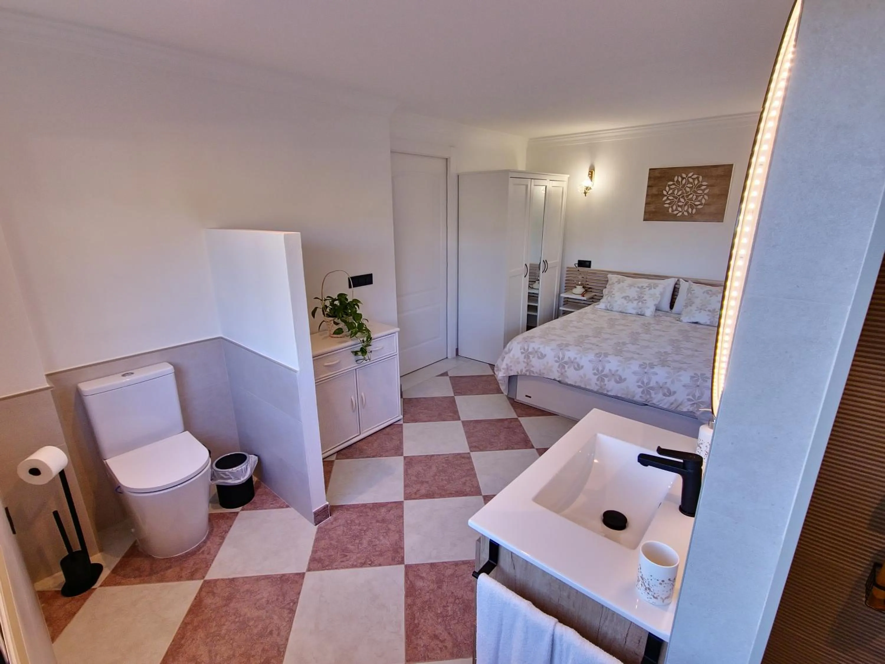 Bed in Villa Puerto de la Luz