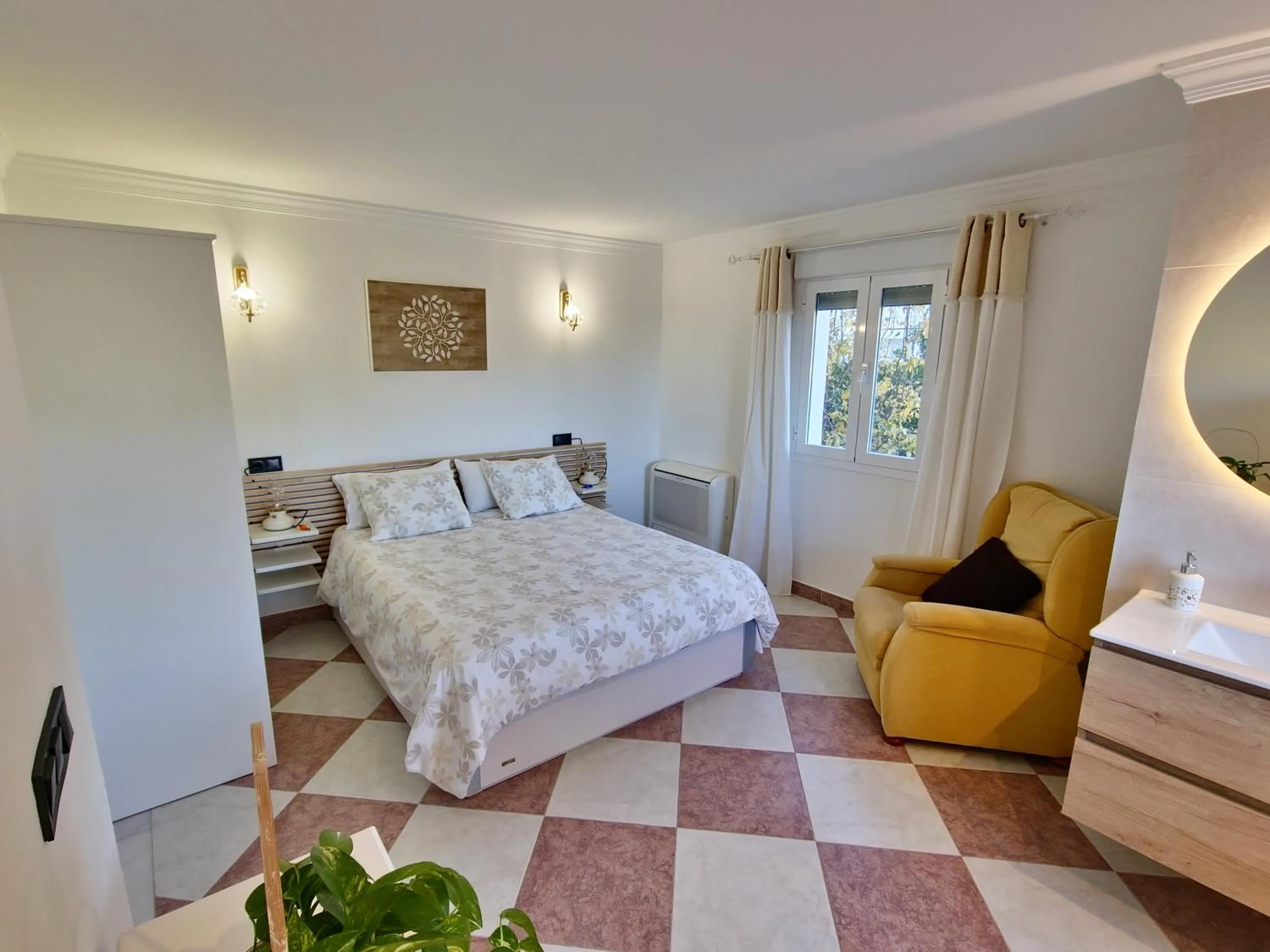 Bed in Villa Puerto de la Luz