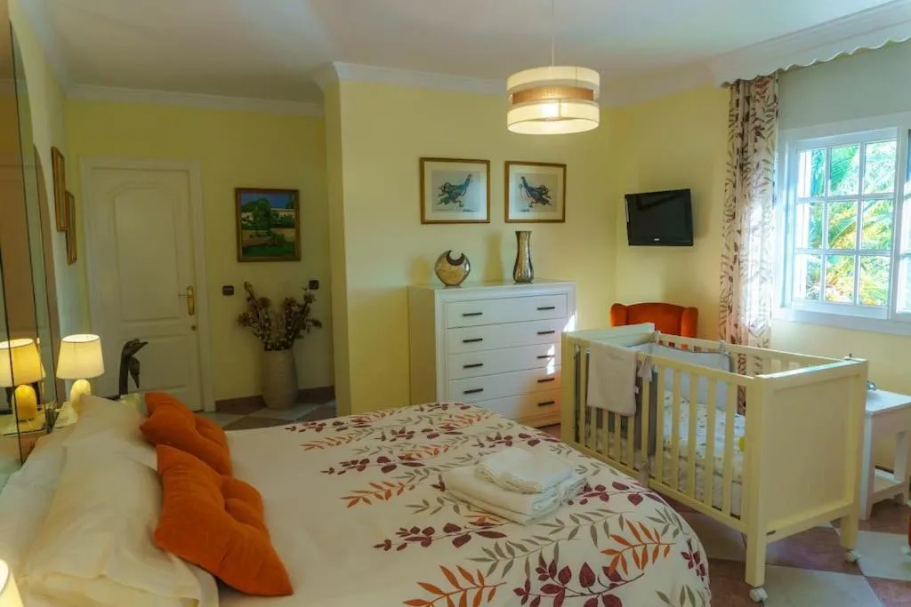 Bedroom, Bed in Villa Puerto de la Luz