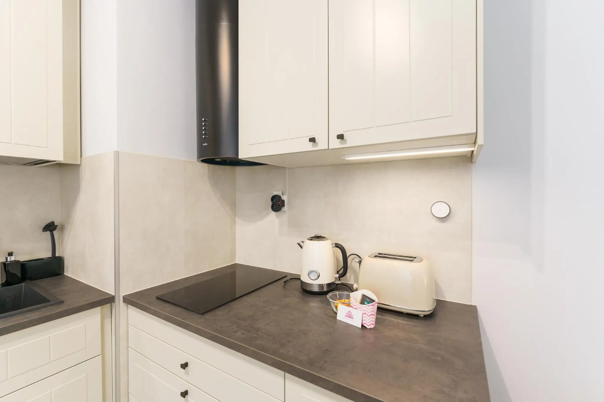 Kitchen or kitchenette in Ustronie Apartments 20 m do plaży