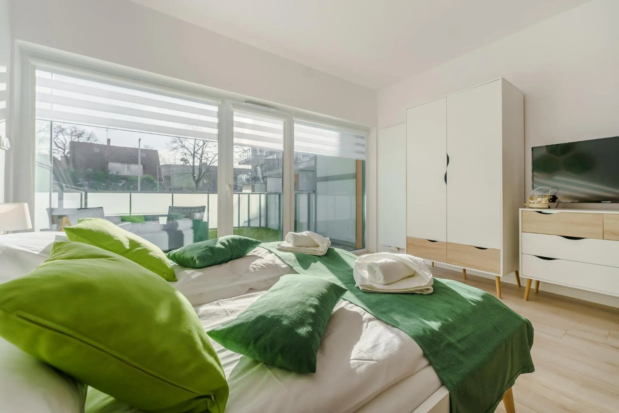 Bedroom, Bed in Ustronie Apartments 20 m do plaży