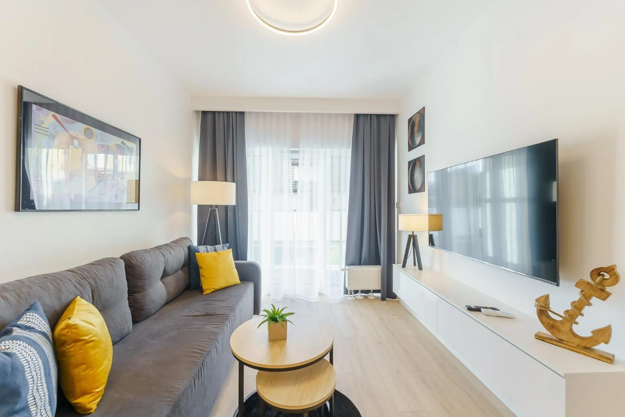 Living room in Ustronie Apartments 20 m do plaży