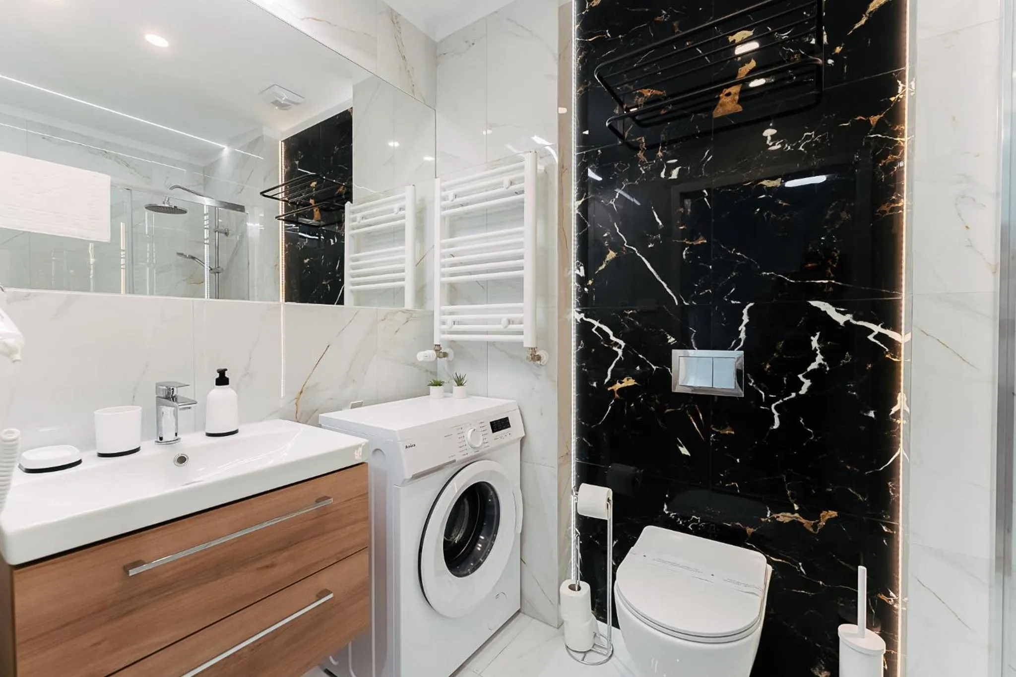 Bathroom in Ustronie Apartments 20 m do plaży