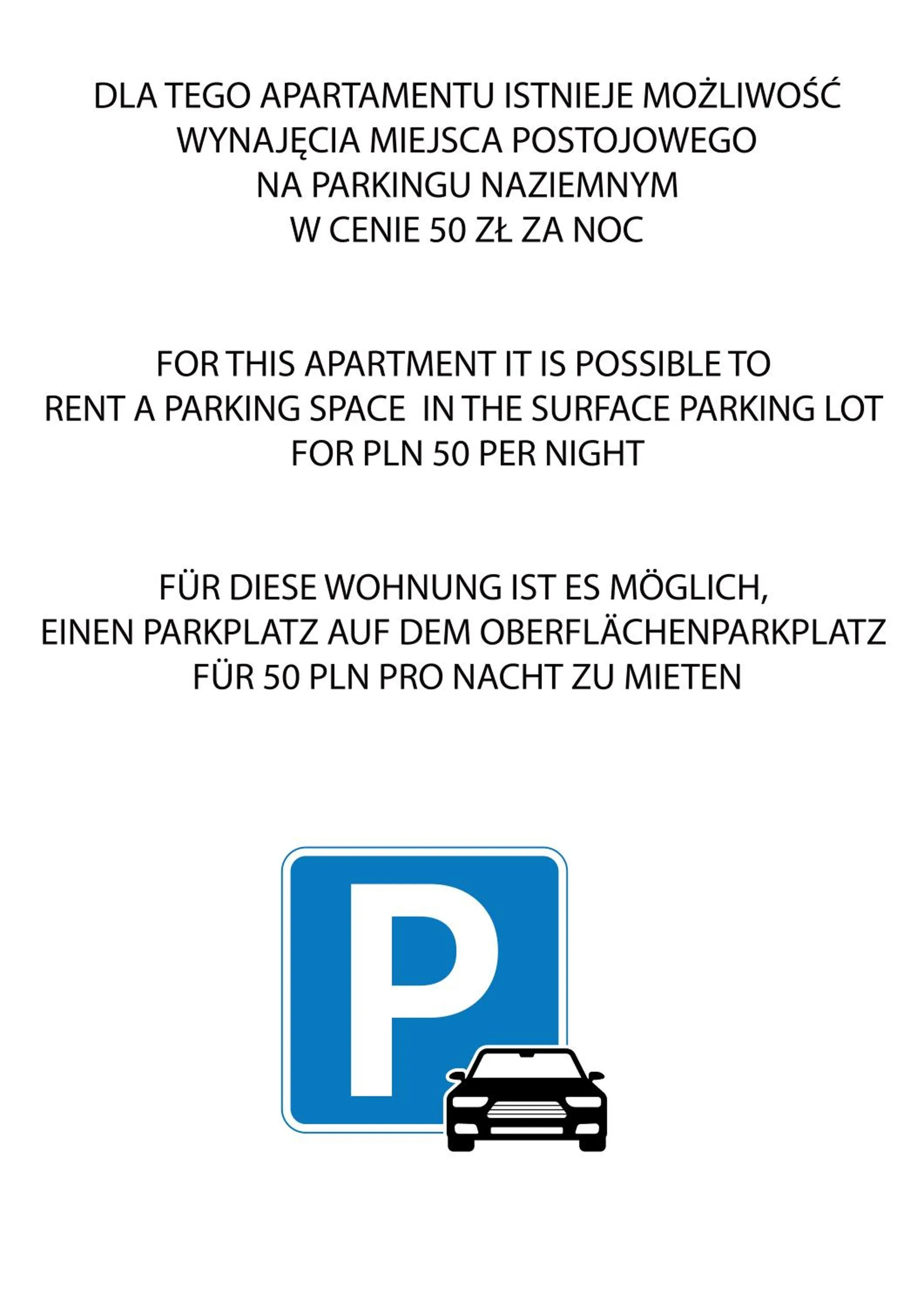 Parking in Ustronie Apartments 20 m do plaży