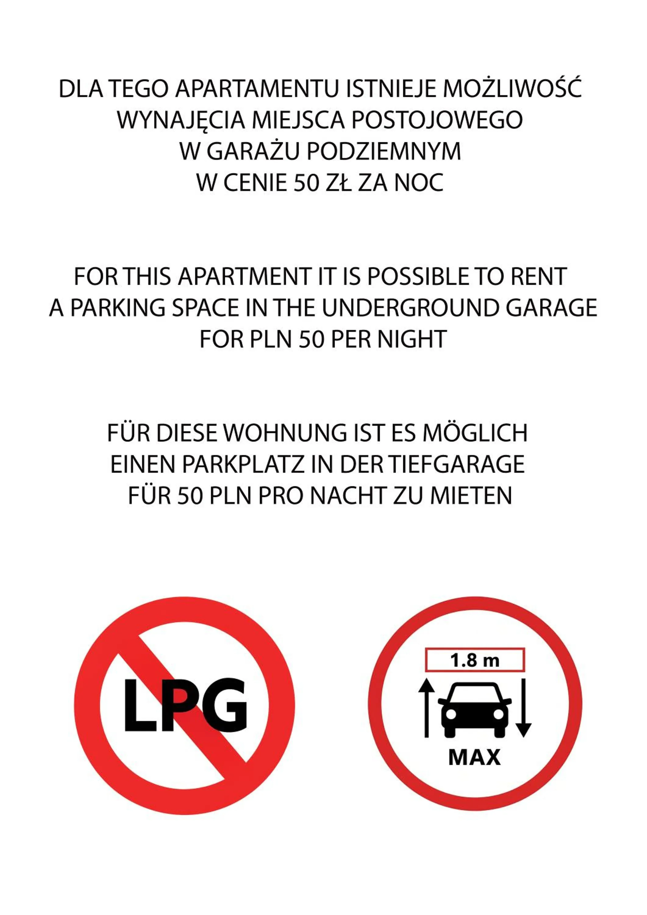 Parking in Ustronie Apartments 20 m do plaży