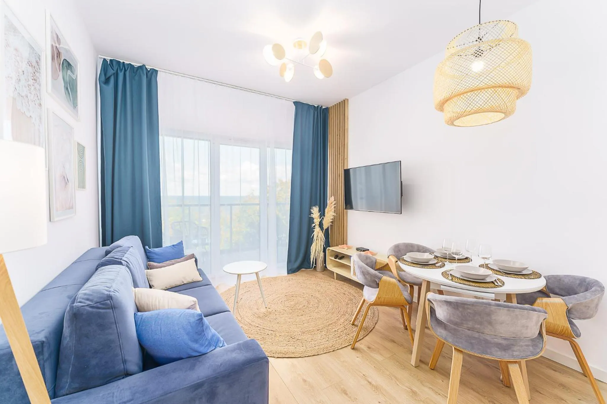 Living room in Ustronie Apartments 20 m do plaży