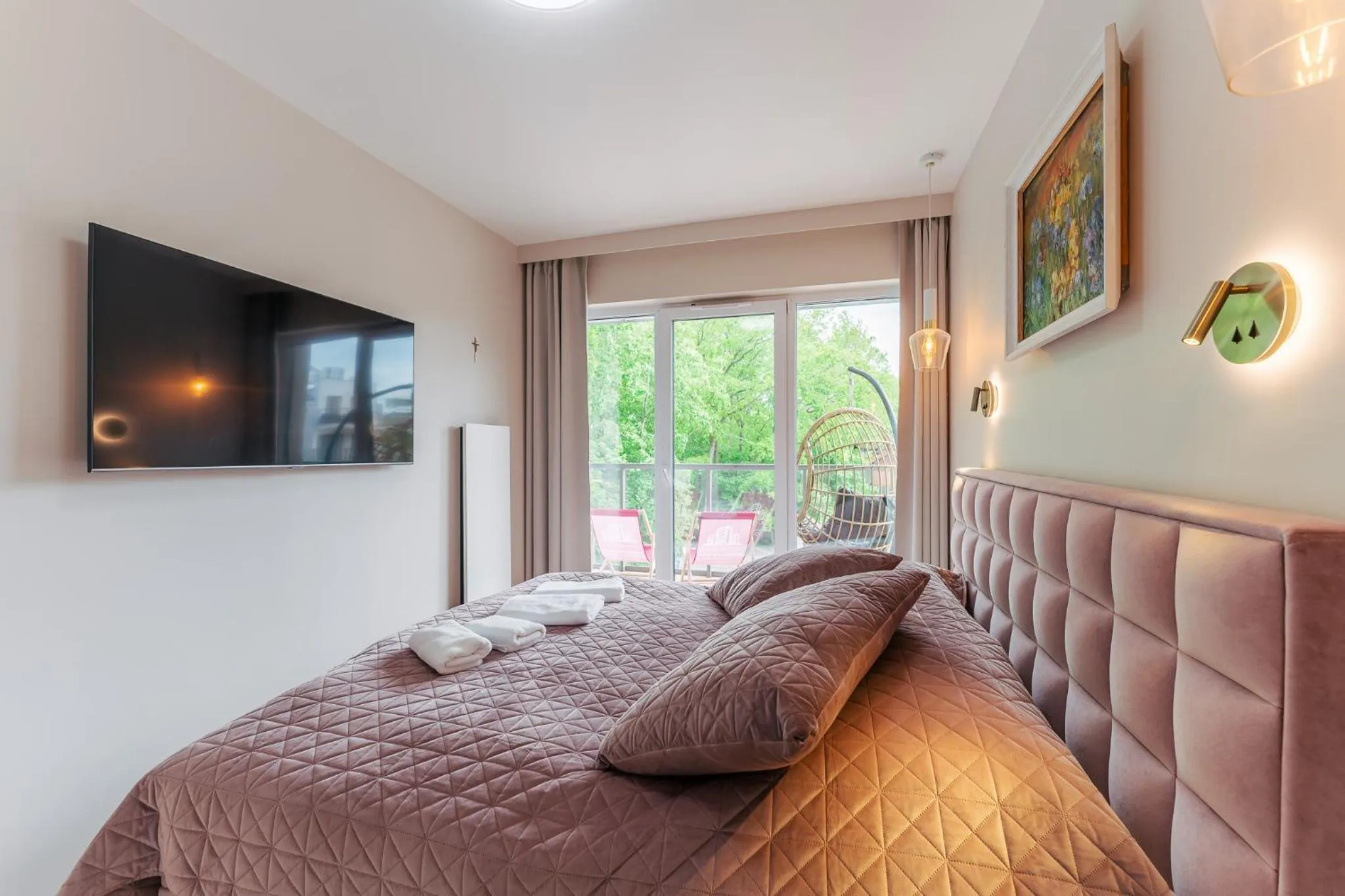 Bedroom, Bed in Ustronie Apartments 20 m do plaży