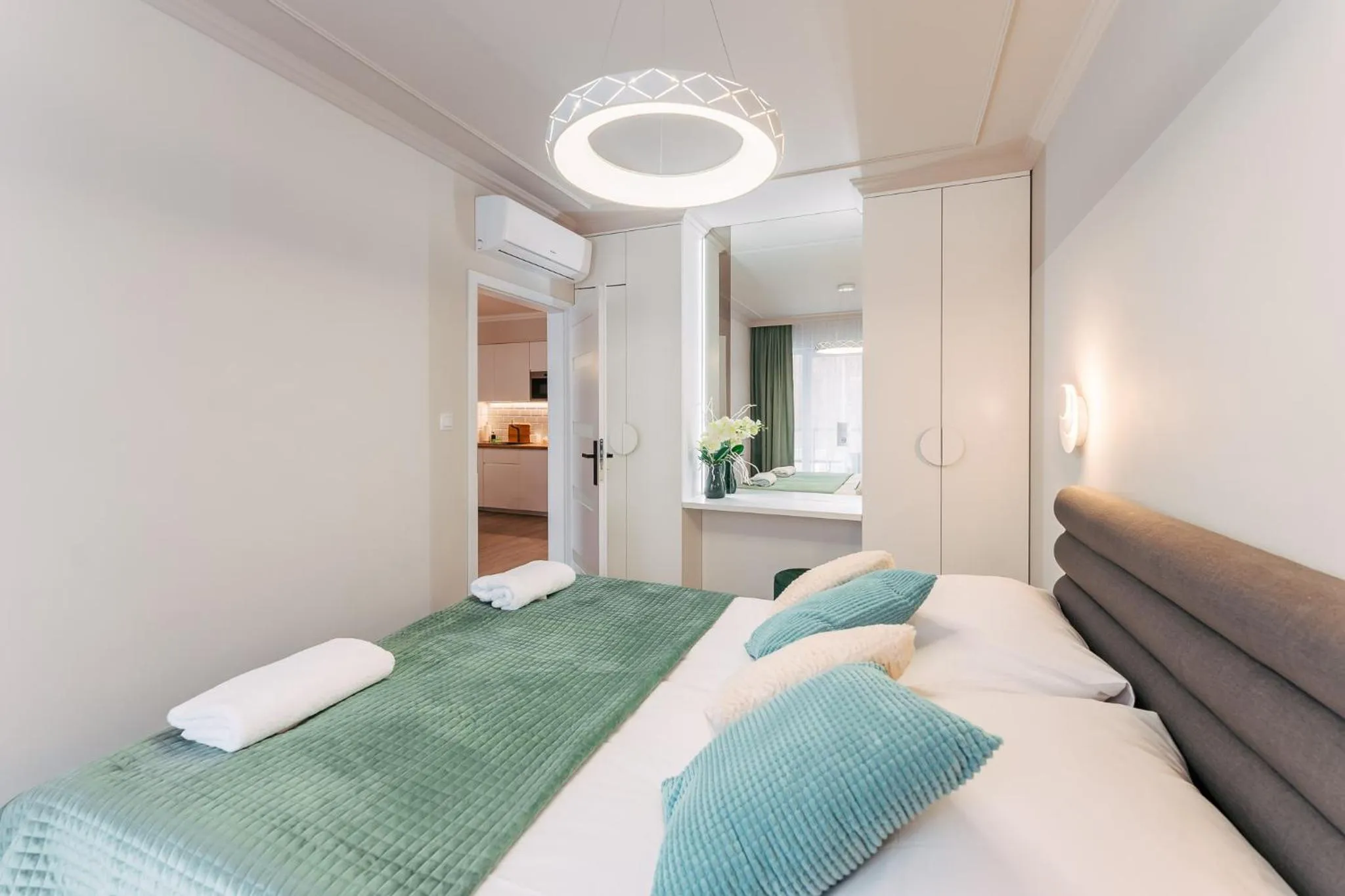 Bed in Ustronie Apartments 20 m do plaży