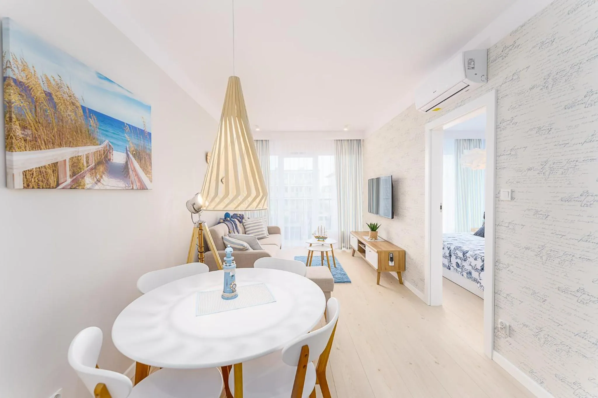 Living room in Ustronie Apartments 20 m do plaży