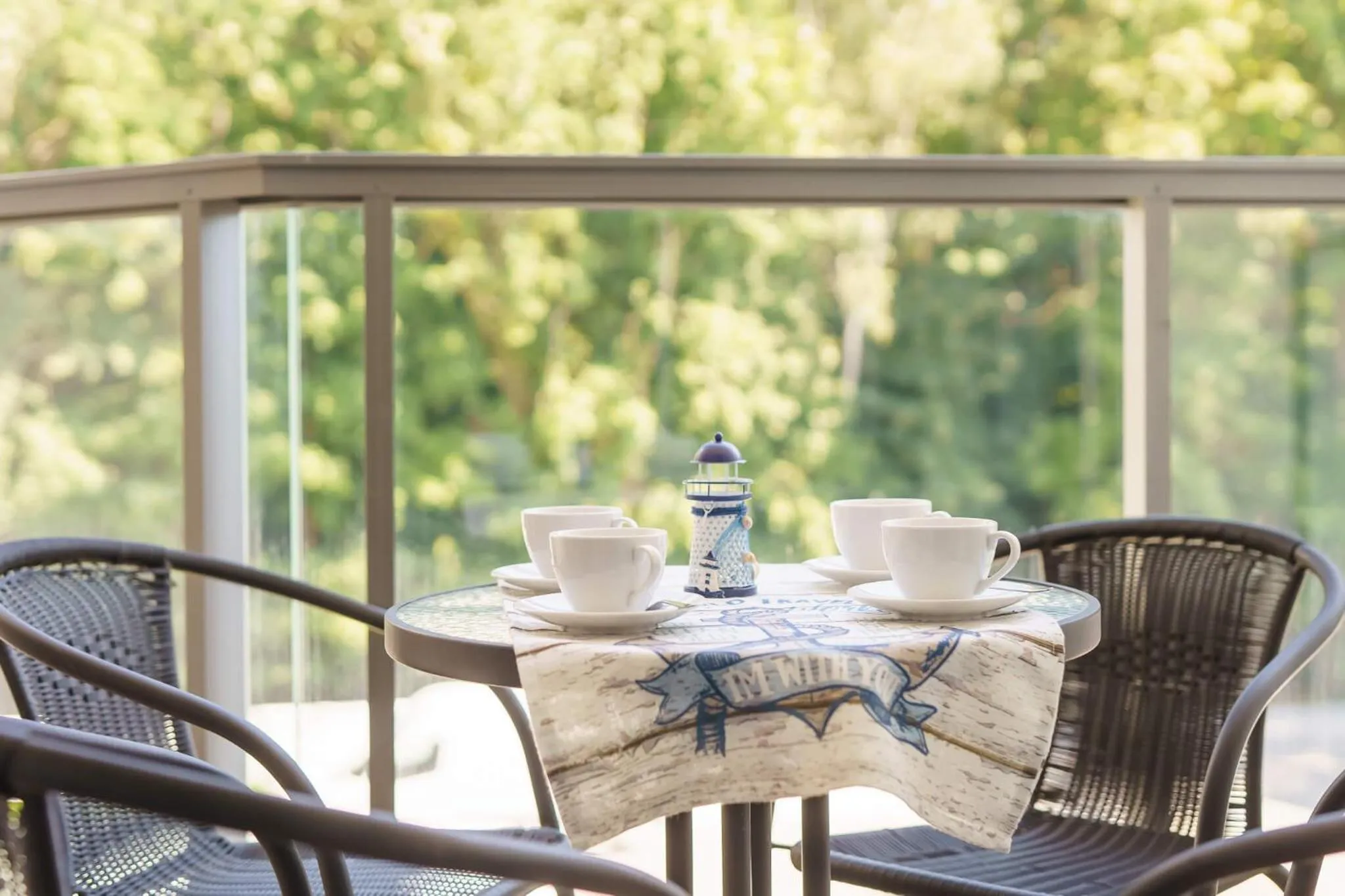 Balcony/Terrace in Ustronie Apartments 20 m do plaży