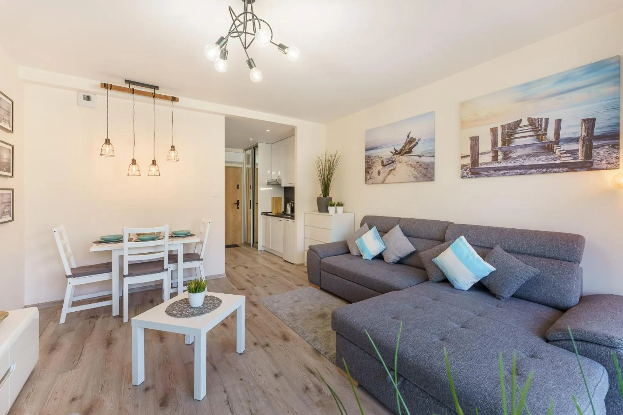 Living room in Ustronie Apartments 20 m do plaży