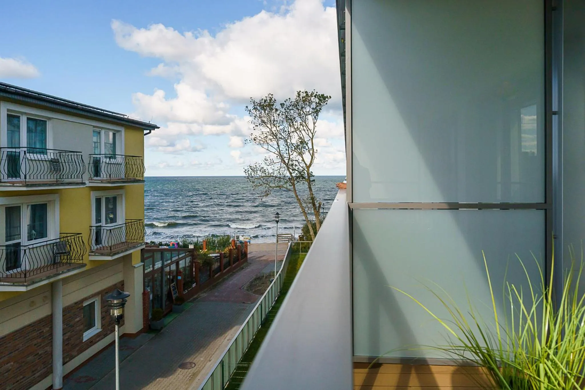 Balcony/Terrace in Ustronie Apartments 20 m do plaży