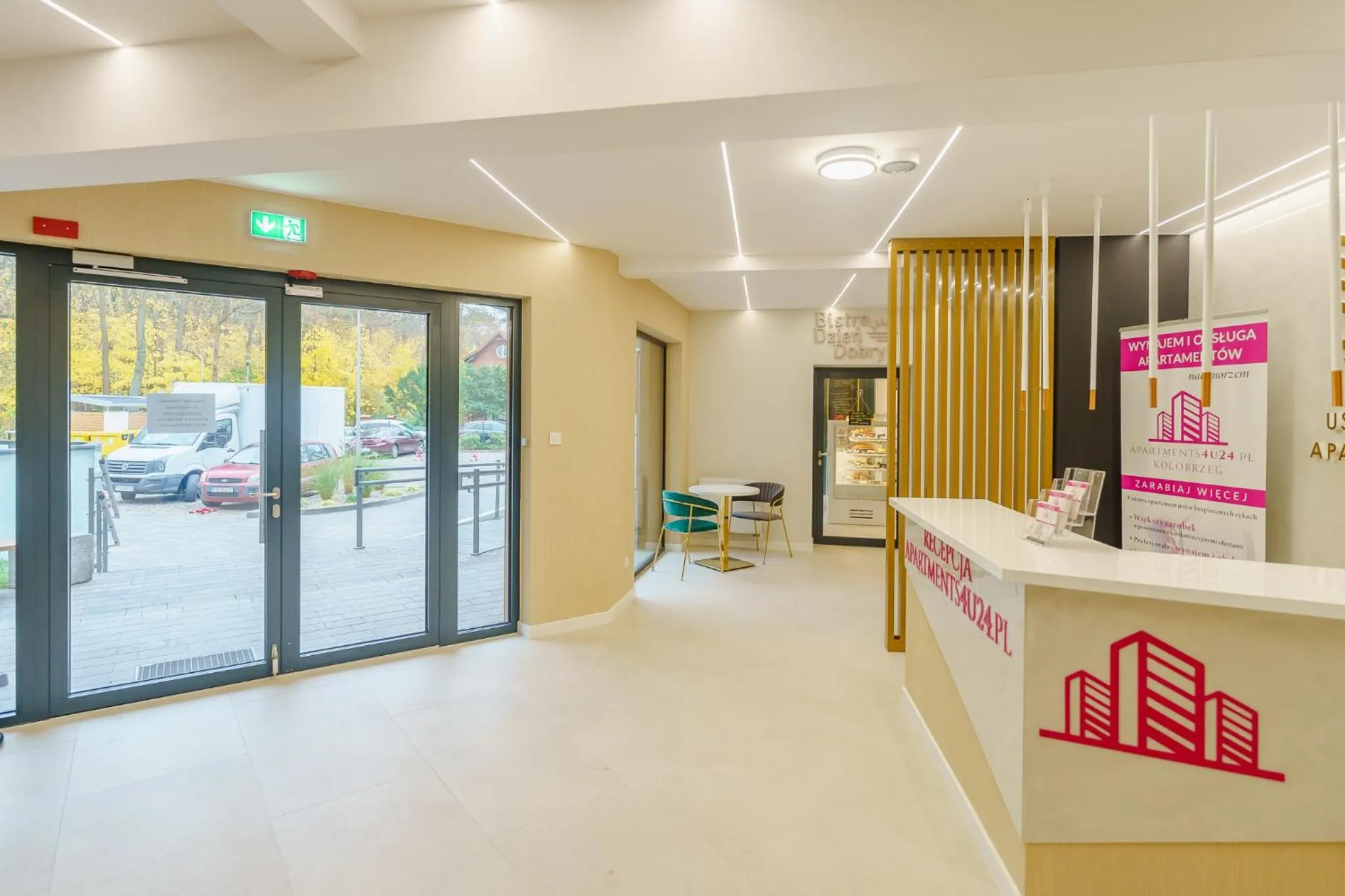 Lobby or reception in Ustronie Apartments 20 m do plaży