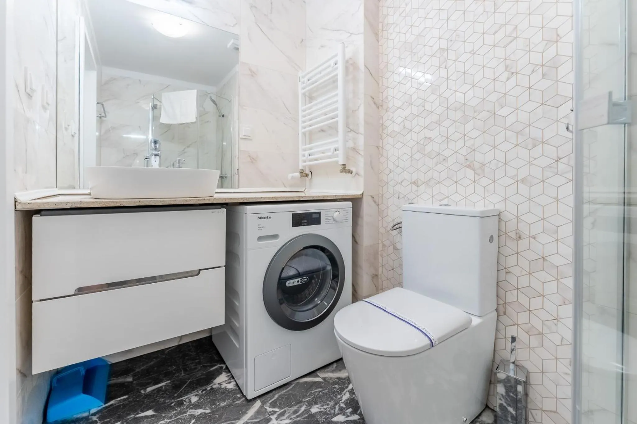 Bathroom in Ustronie Apartments 20 m do plaży