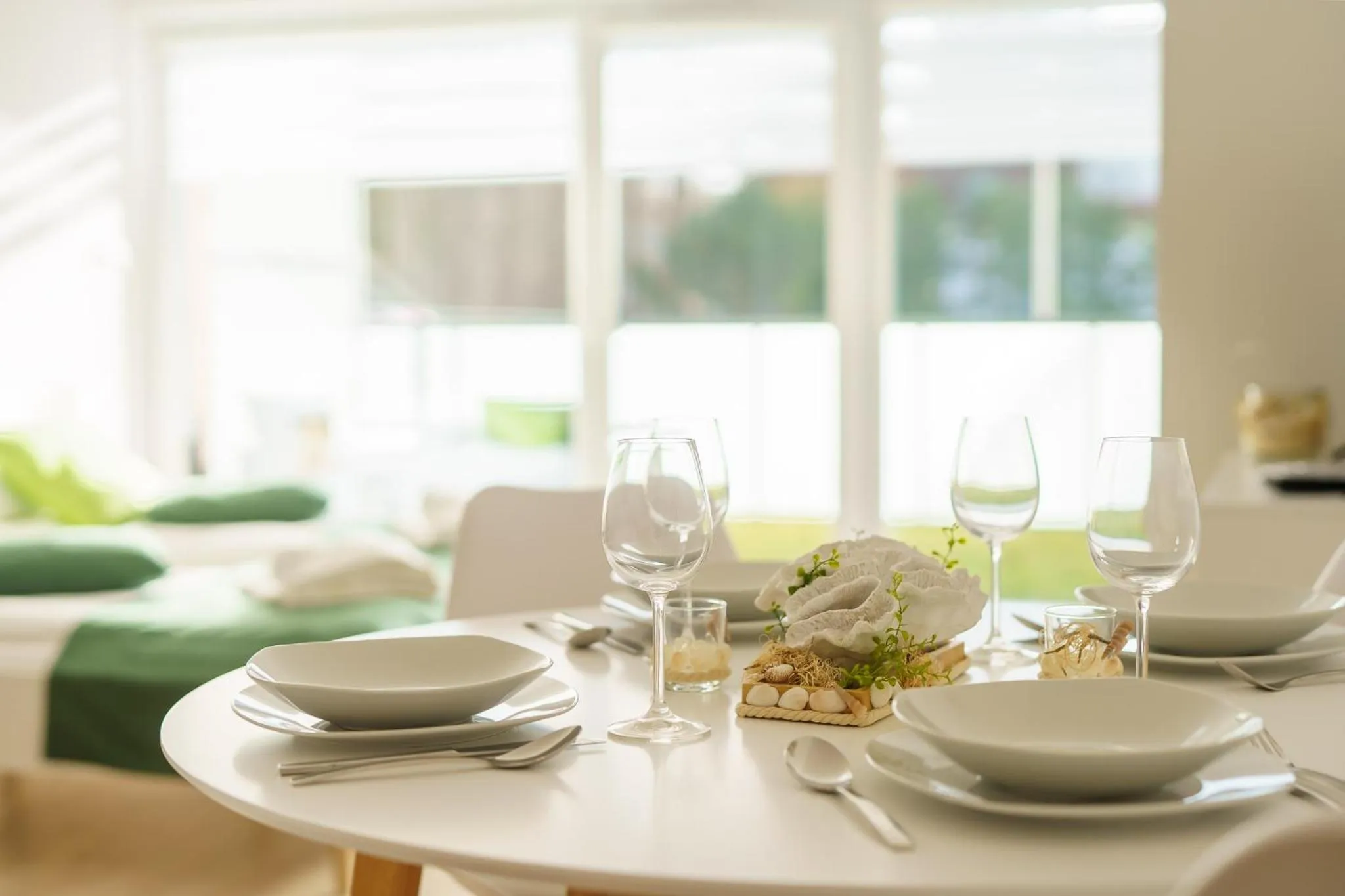 Dining area in Ustronie Apartments 20 m do plaży