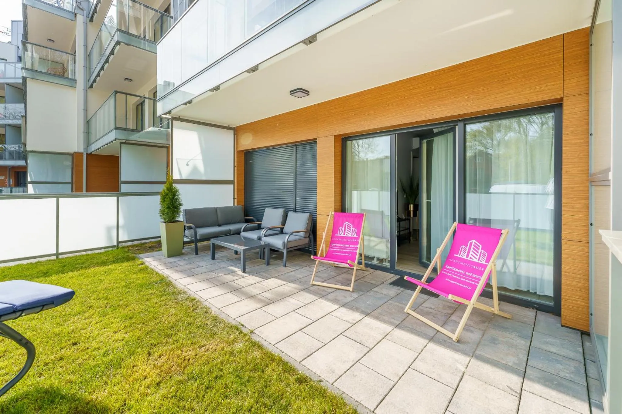 Garden in Ustronie Apartments 20 m do plaży