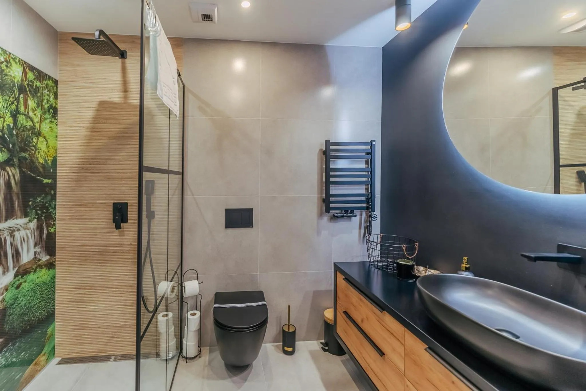 Shower in Ustronie Apartments 20 m do plaży