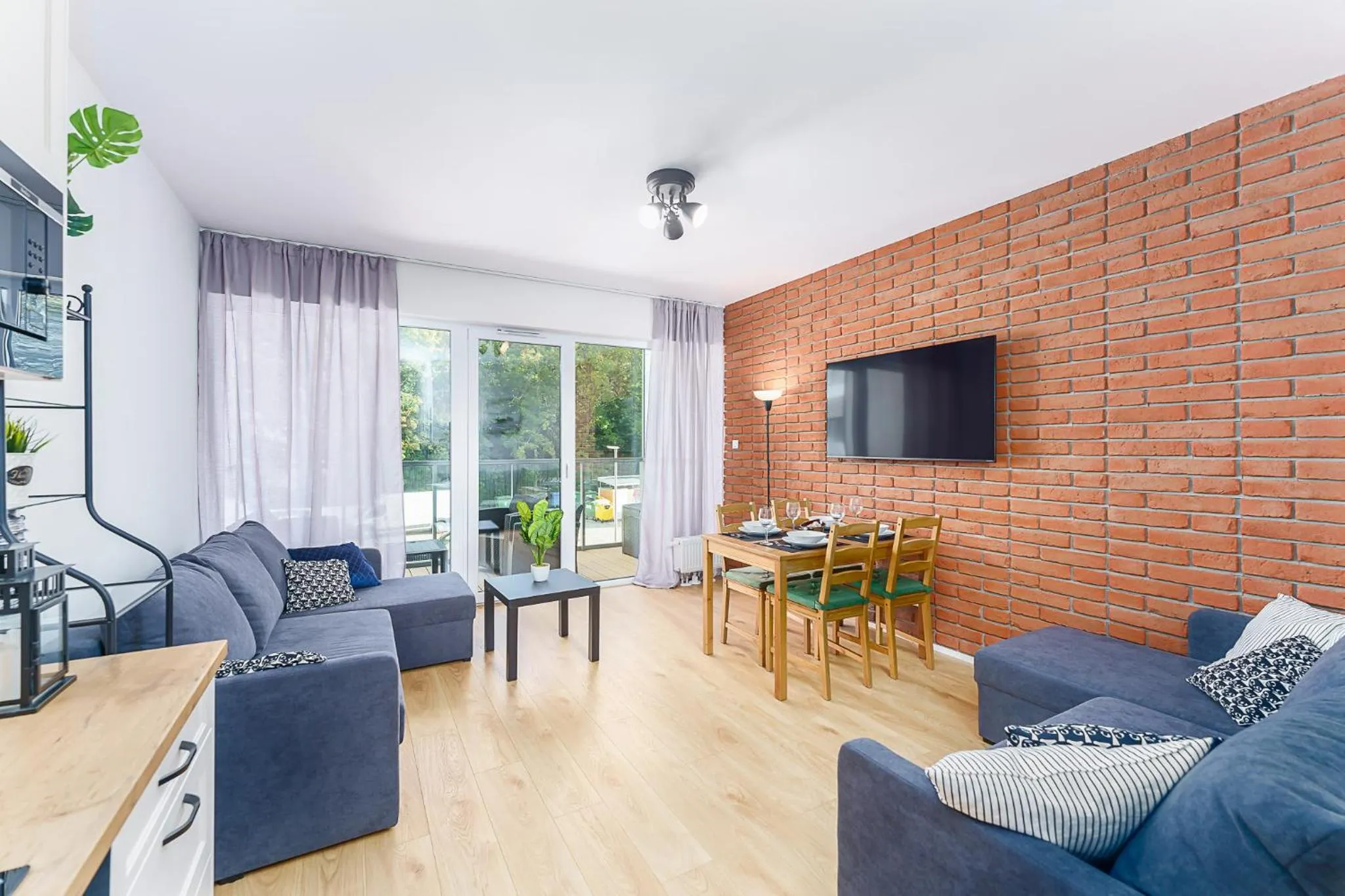 Living room in Ustronie Apartments 20 m do plaży