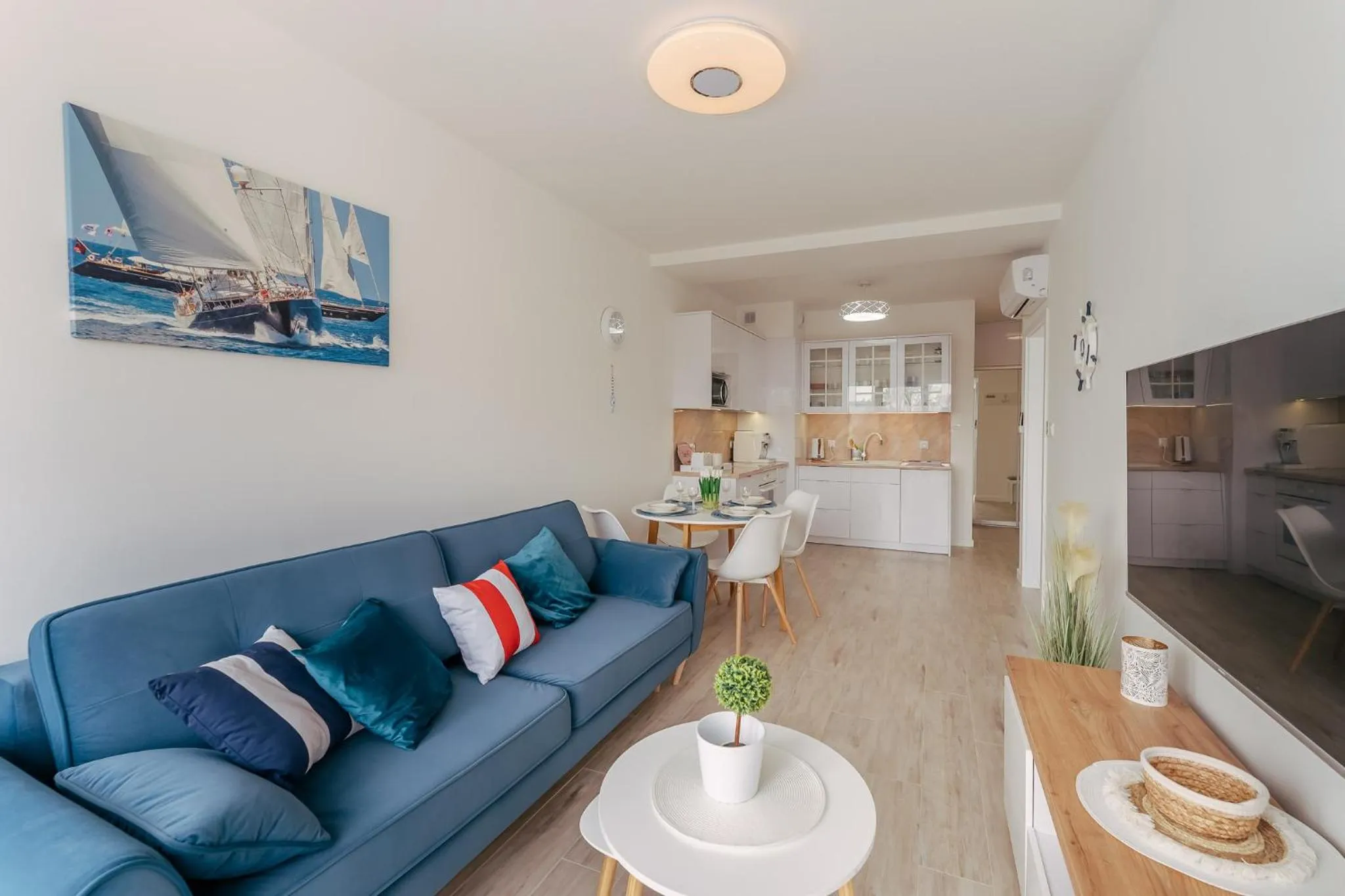 Living room in Ustronie Apartments 20 m do plaży