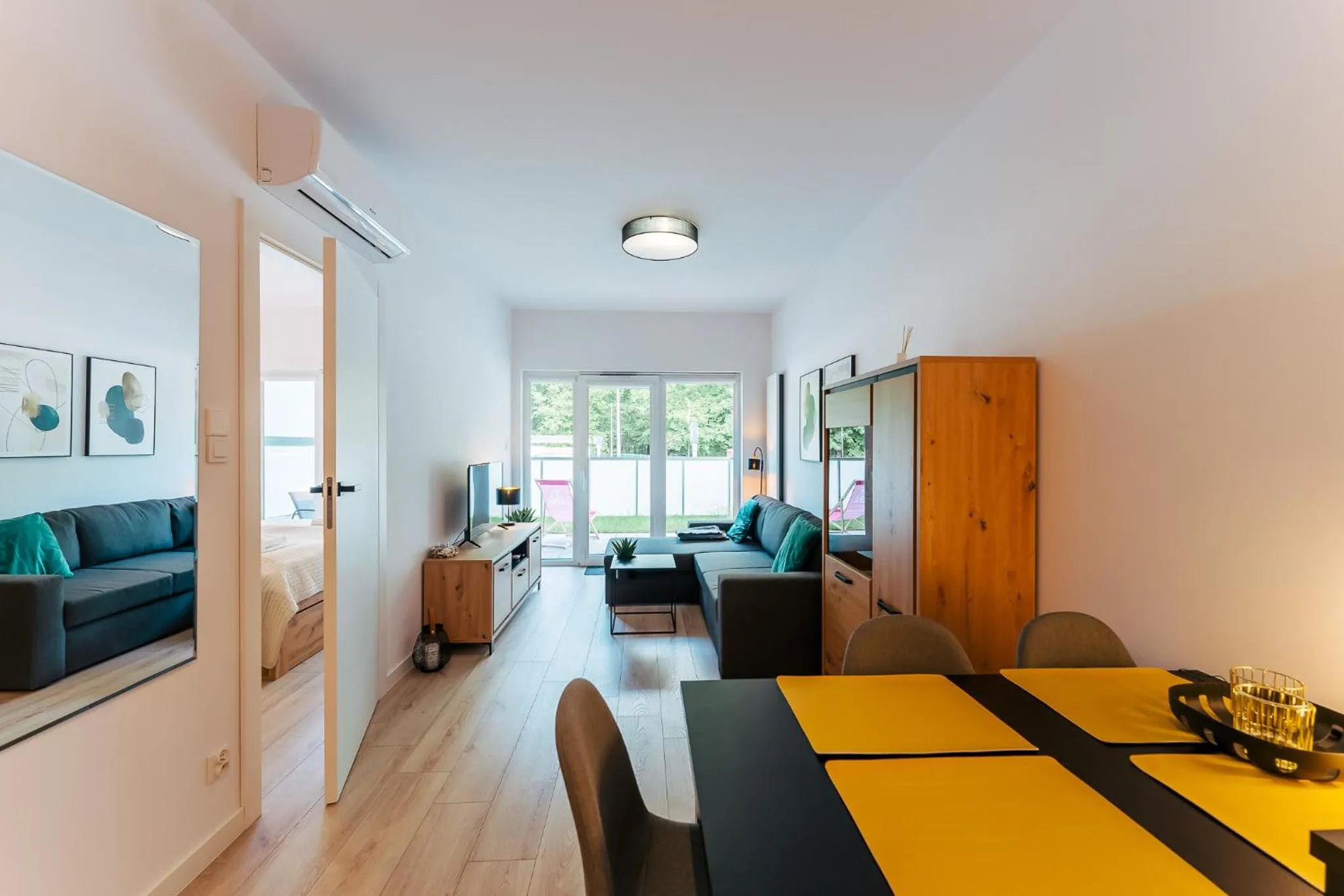 Living room in Ustronie Apartments 20 m do plaży