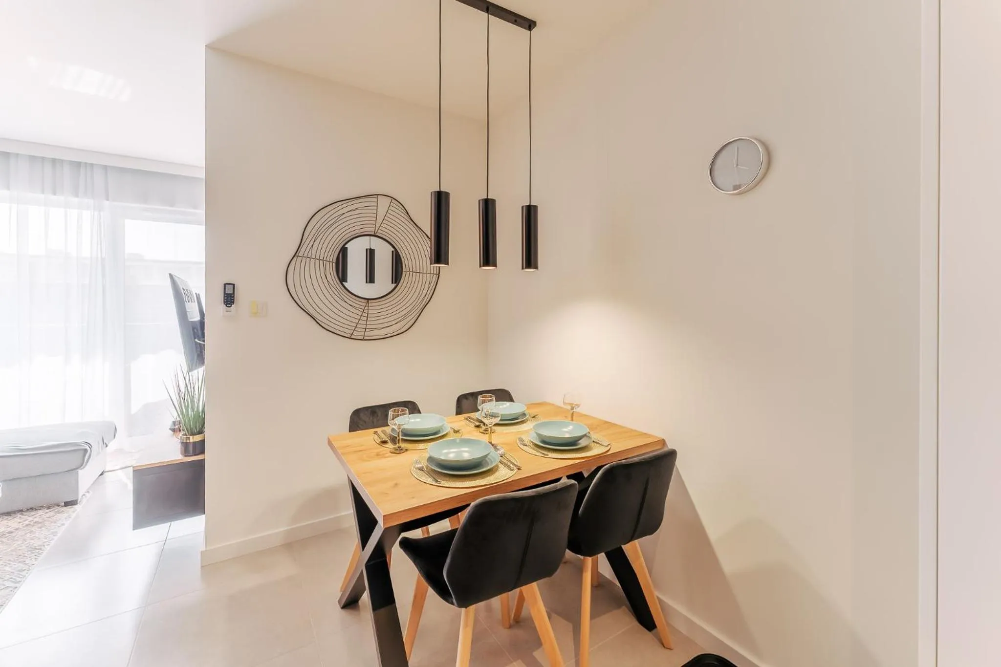 Living room in Ustronie Apartments 20 m do plaży