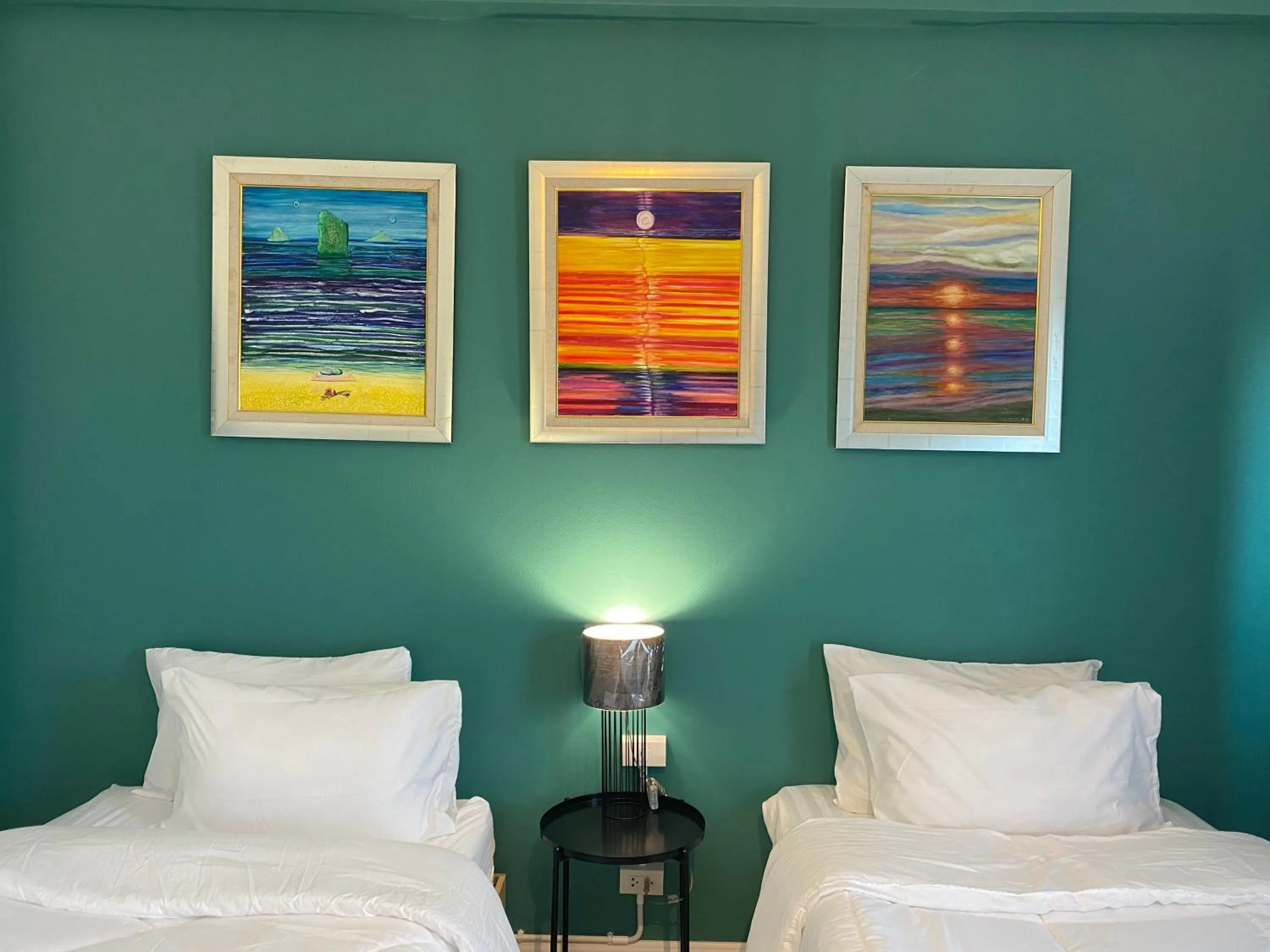 Bed in Baan Suandao Wat Arun