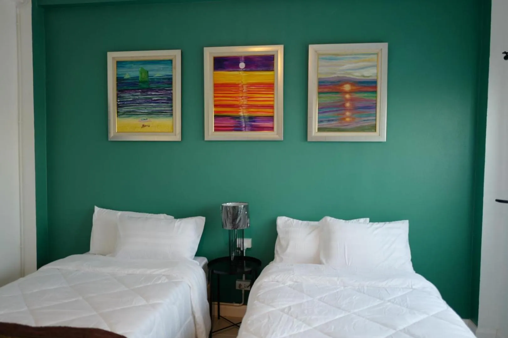 Bed in Baan Suandao Wat Arun