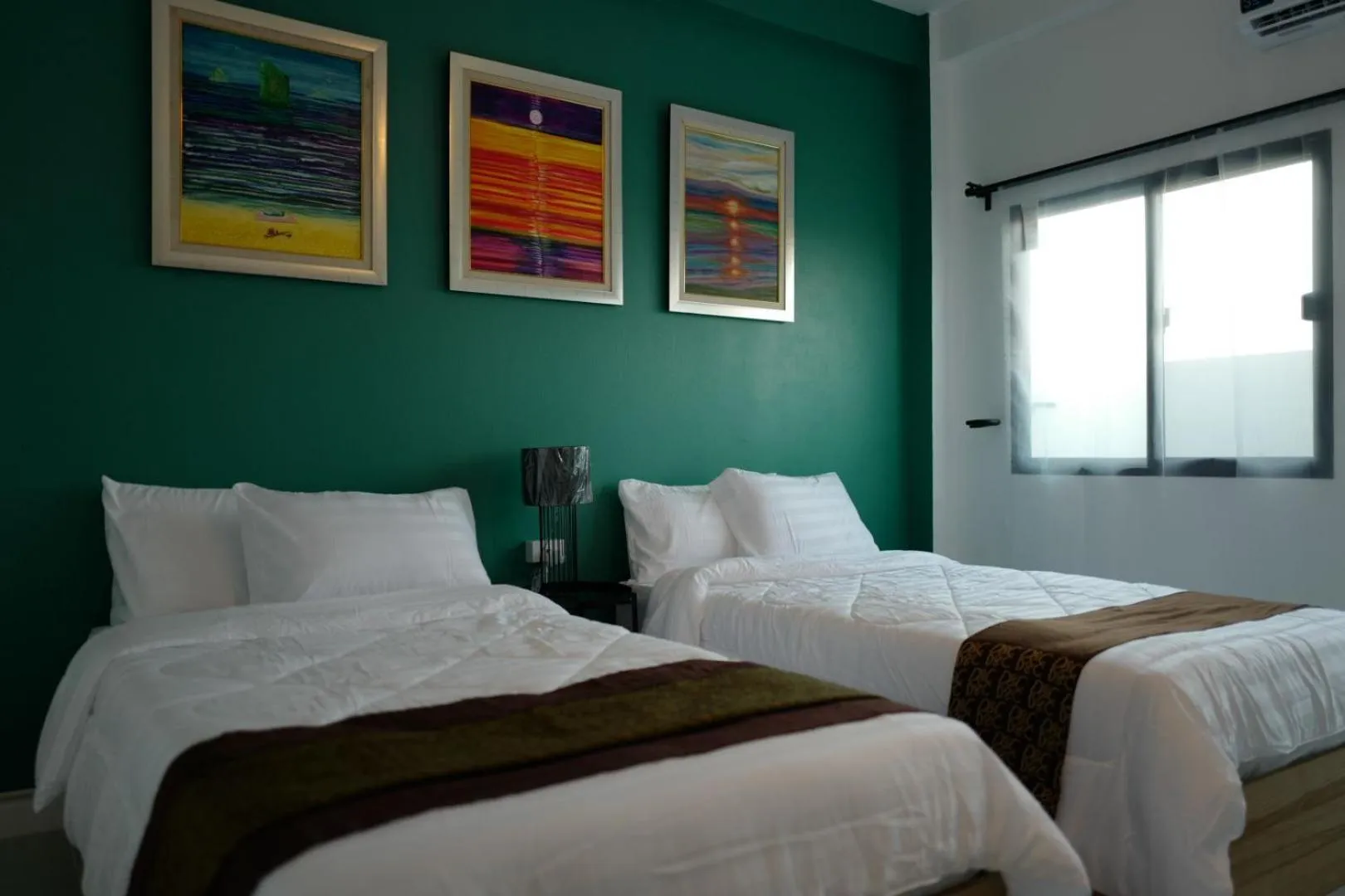 Bed in Baan Suandao Wat Arun