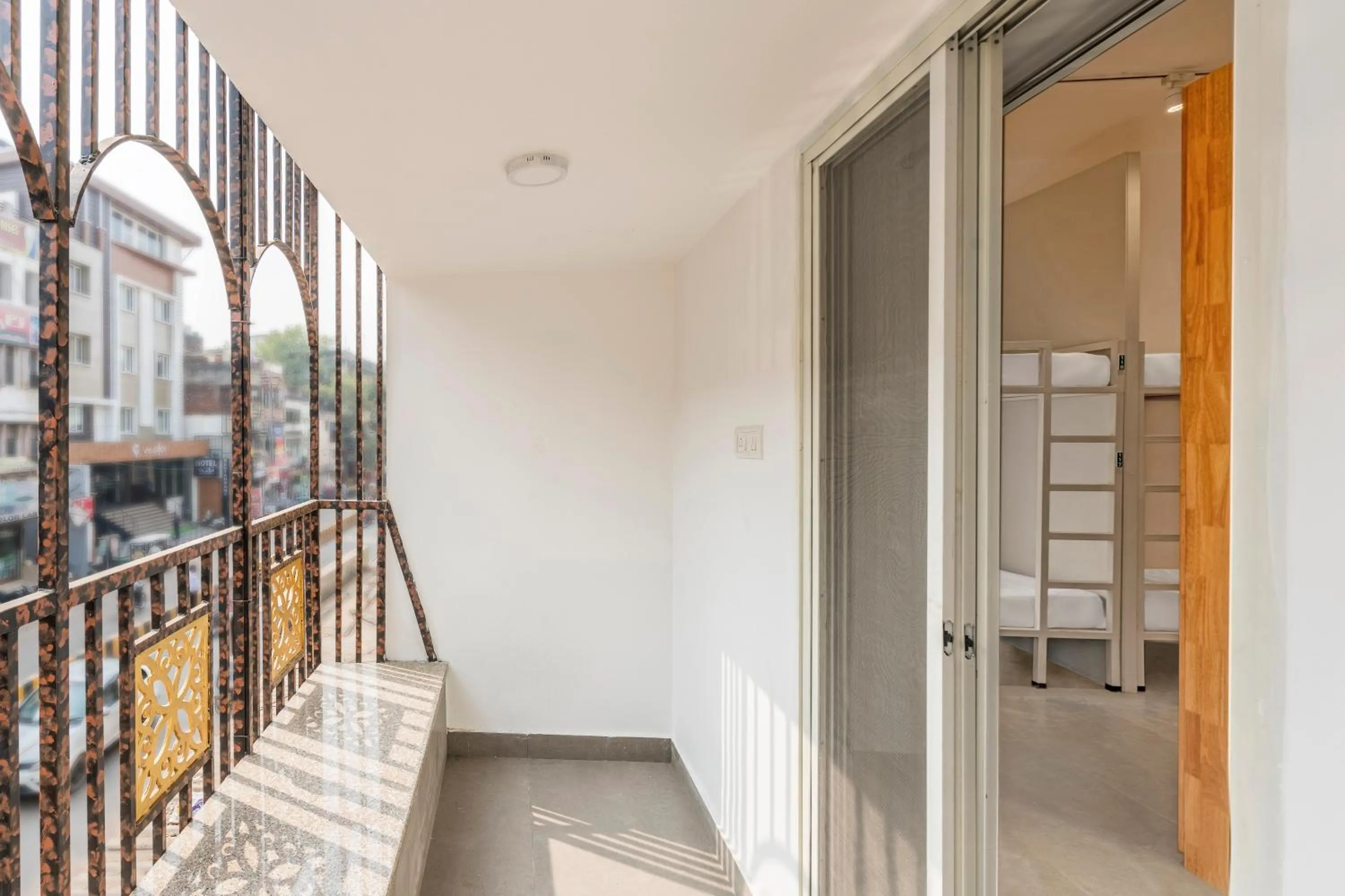 Balcony/Terrace in Bedzzz Varanasi by Leisure Hotels, 1 Km from Dashwasamedh Ghat