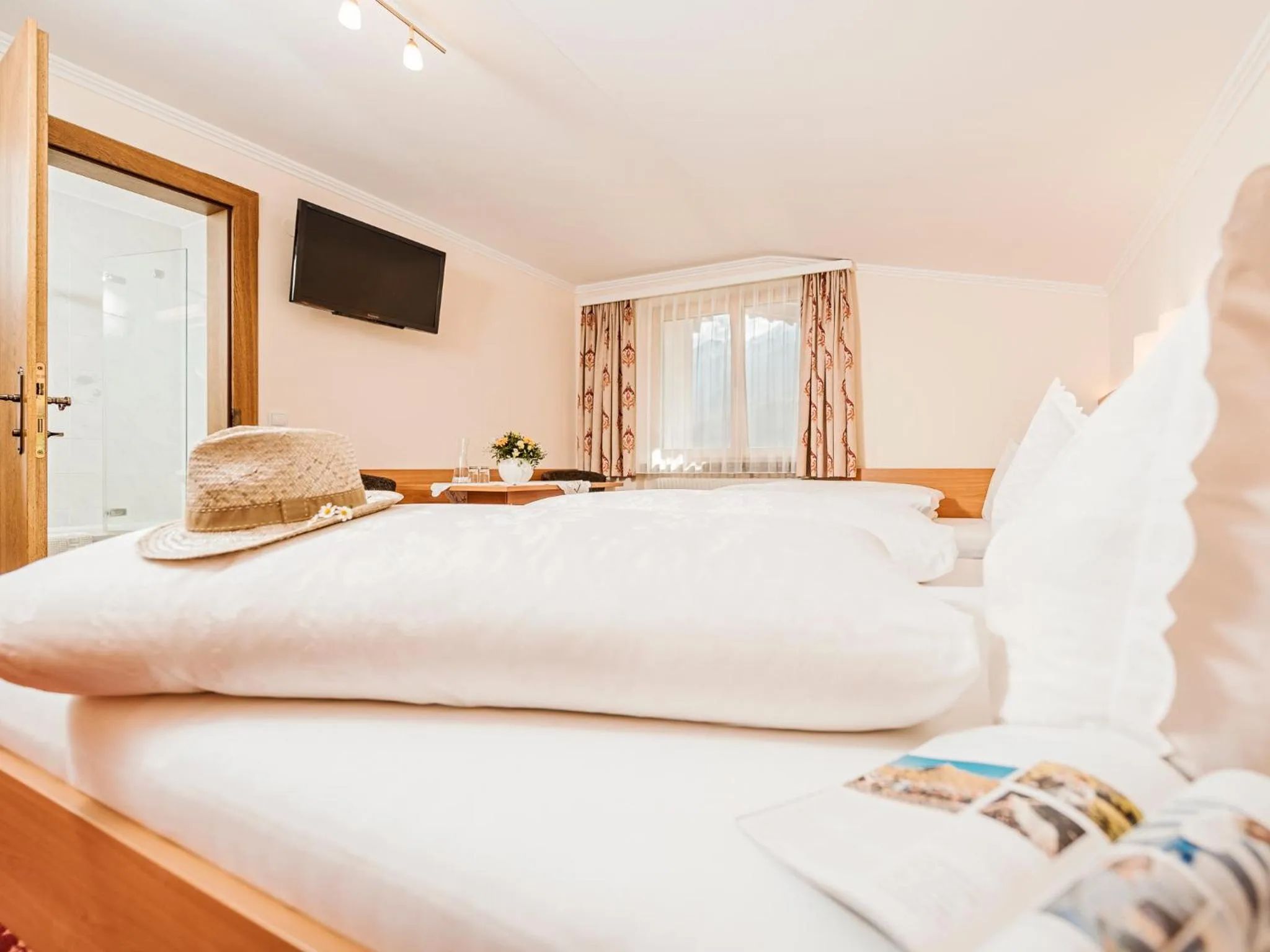 Photo of the whole room, Bed in Hotel Finkenbergerhof