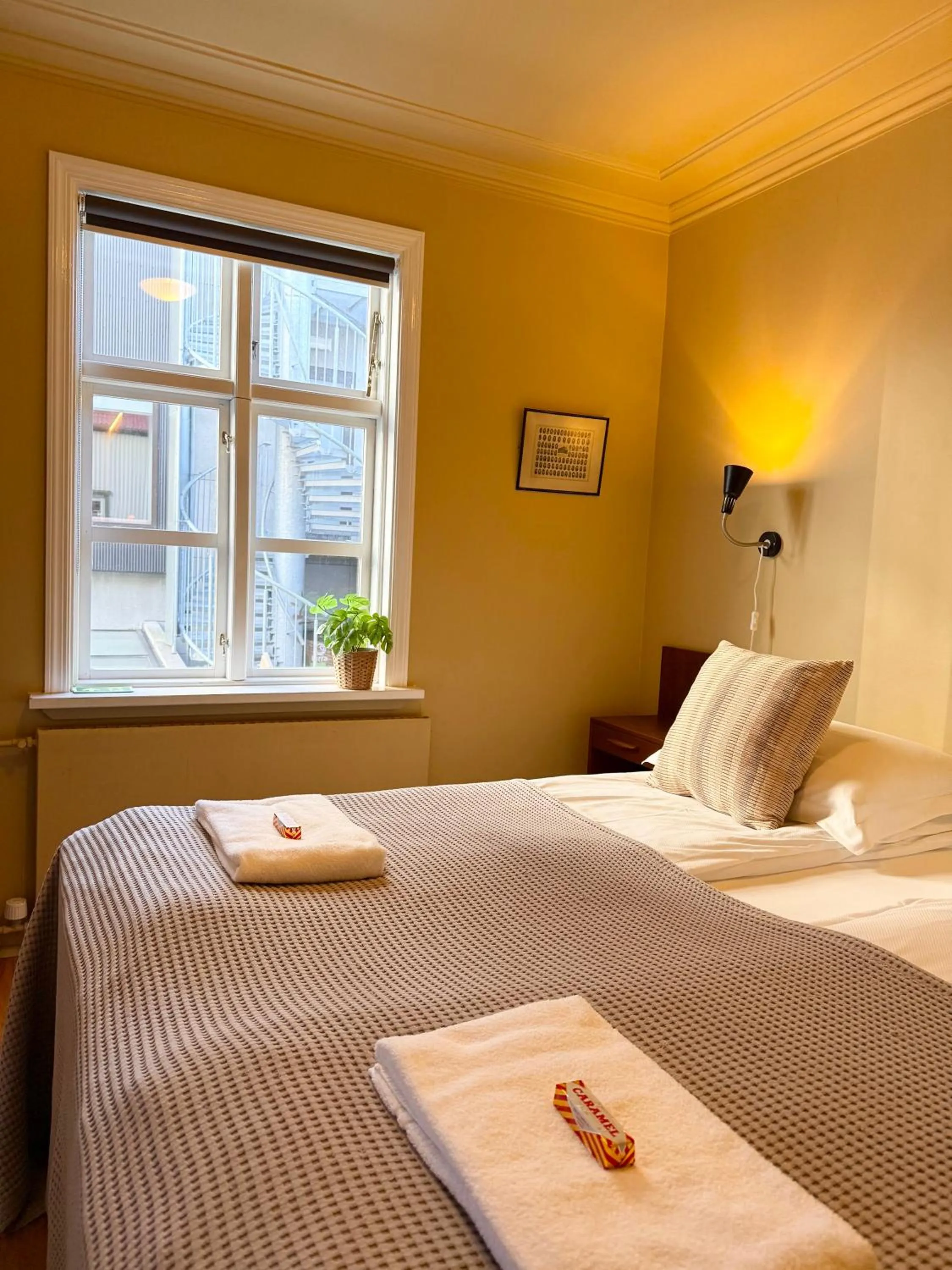 Bed in Grettir Guesthouse Downtown Charm