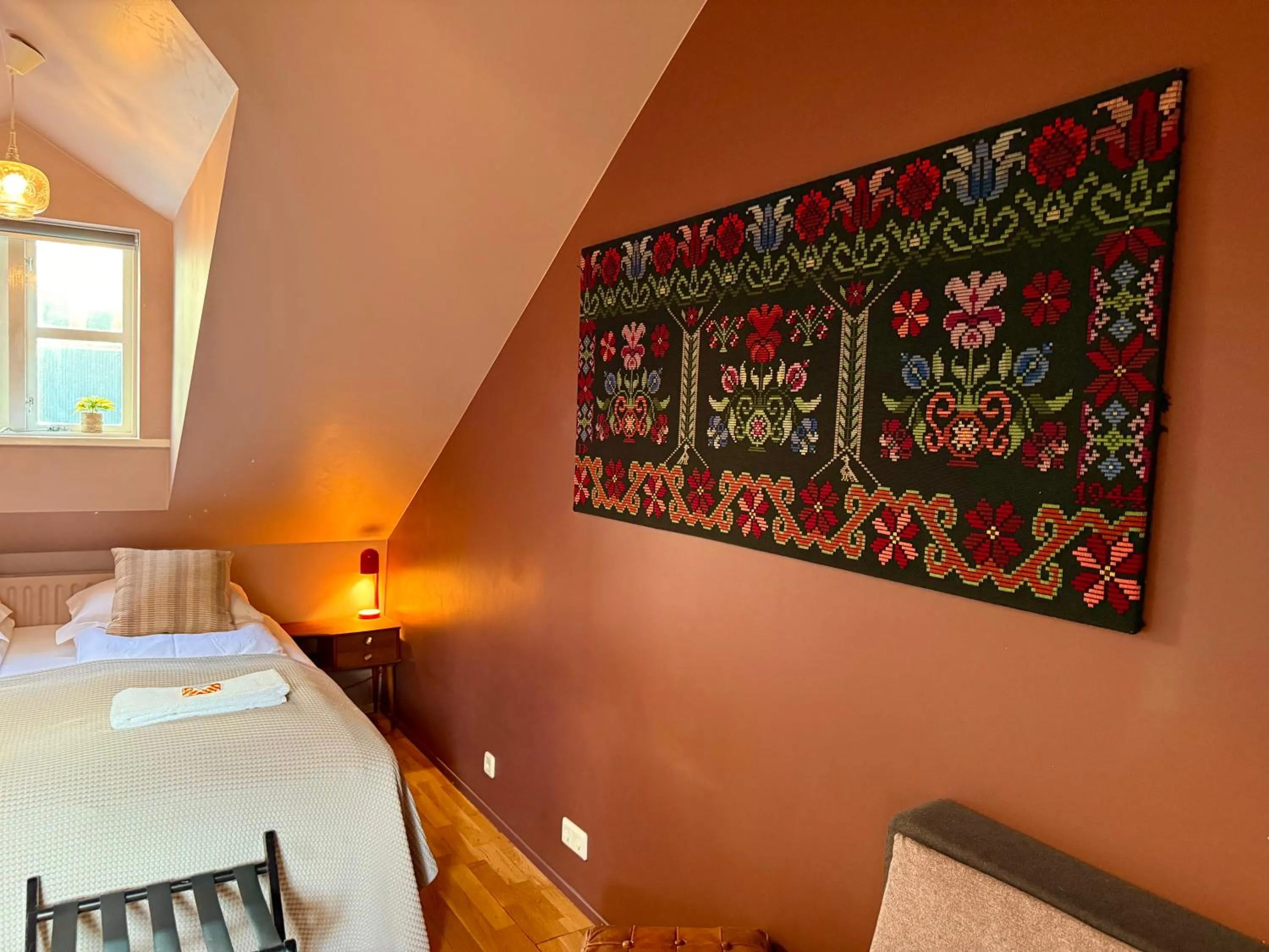 Bed in Grettir Guesthouse Downtown Charm