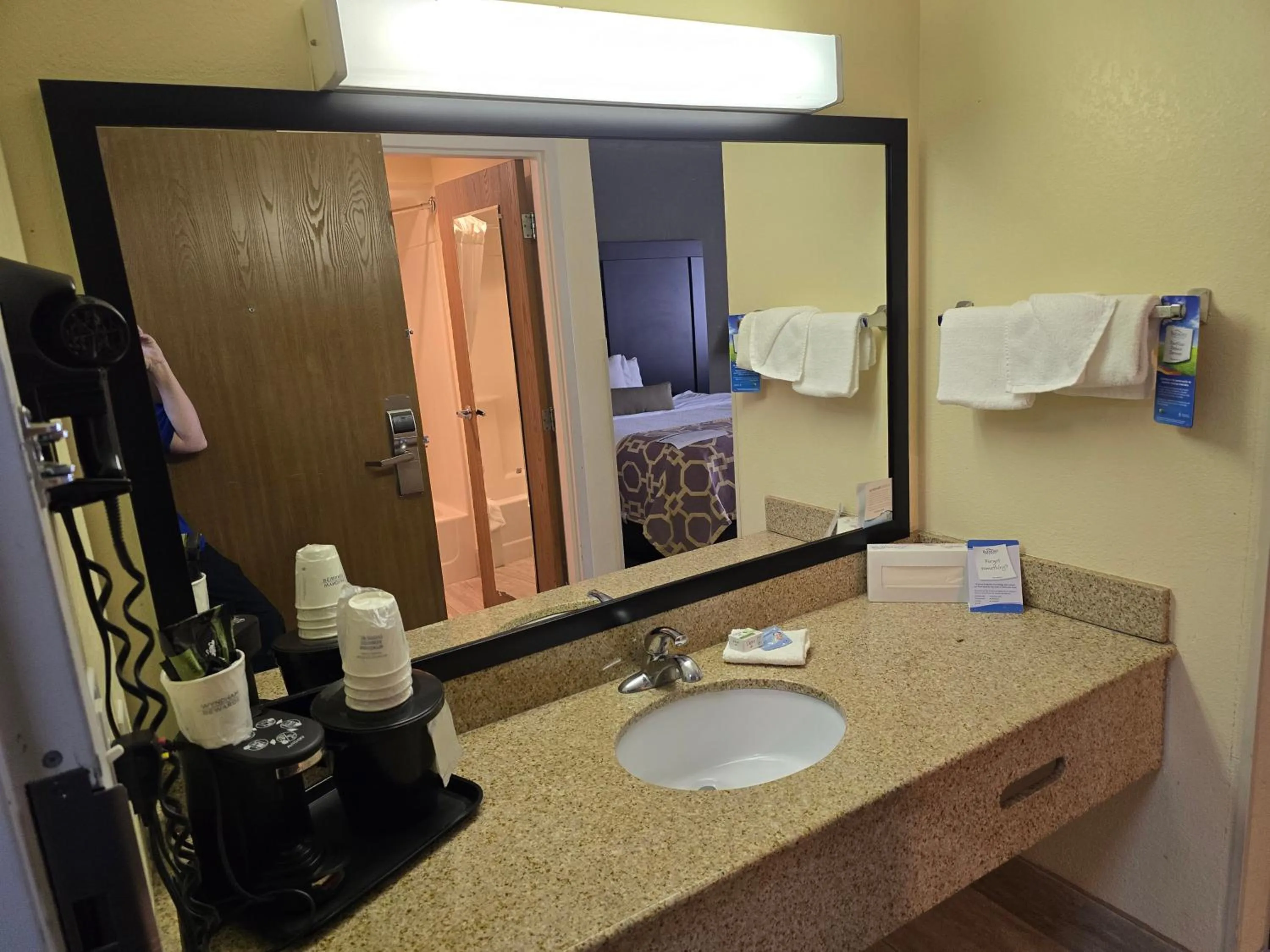 Bathroom in Baymont by Wyndham Janesville