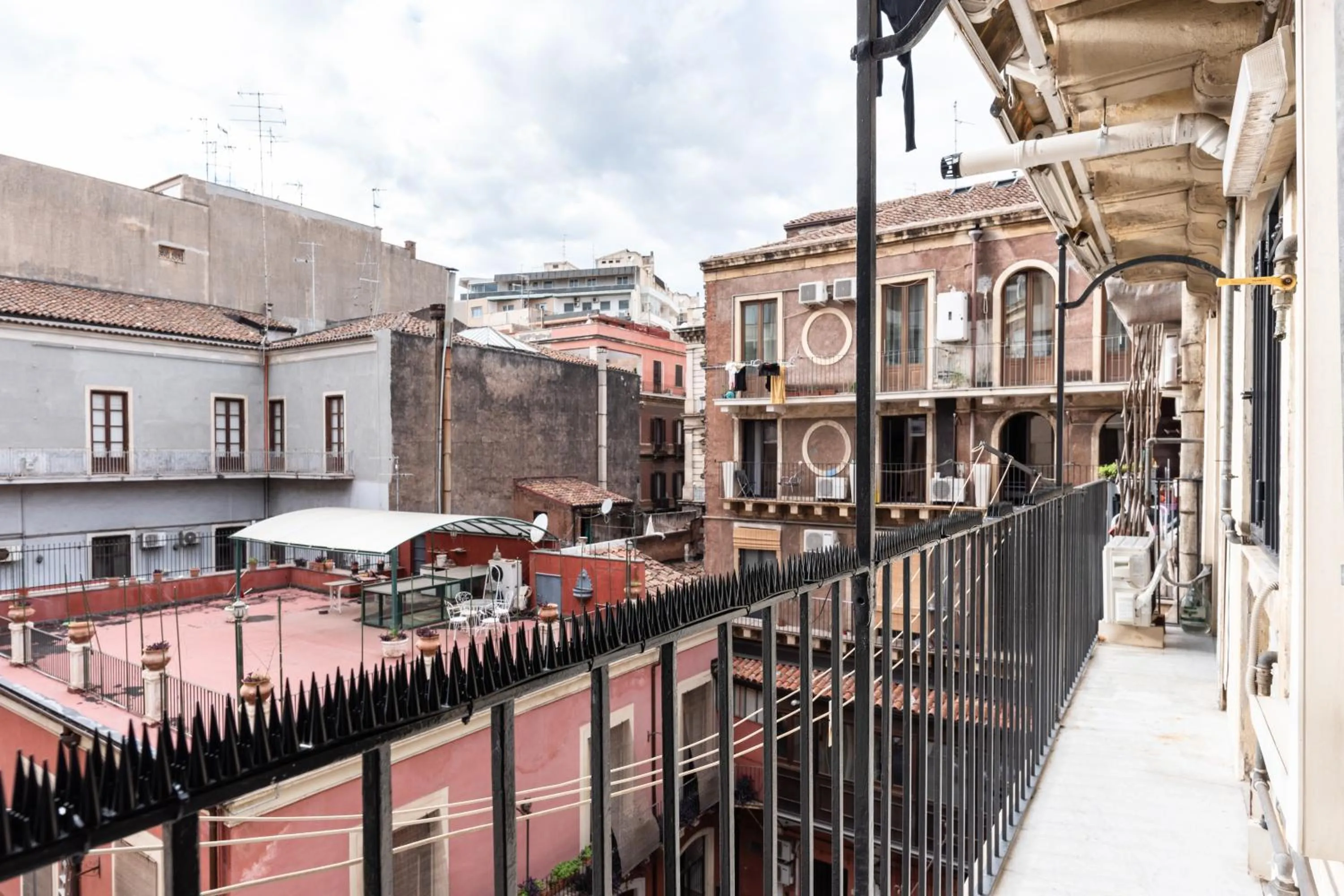 Balcony/Terrace in GuestHost - Via Etnea Cozy Apartment with Balcony