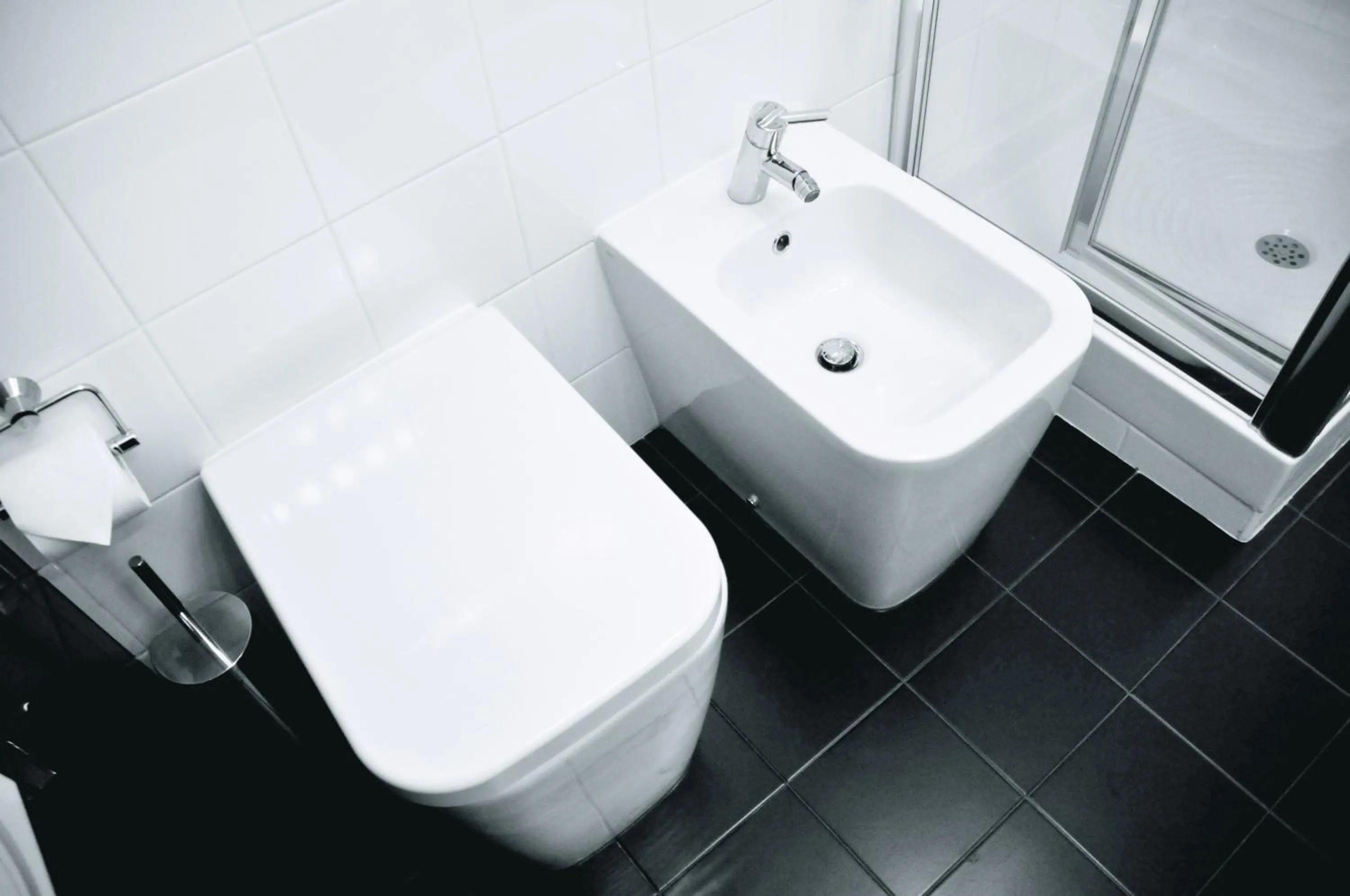 Toilet in Feliz in Roma B&B