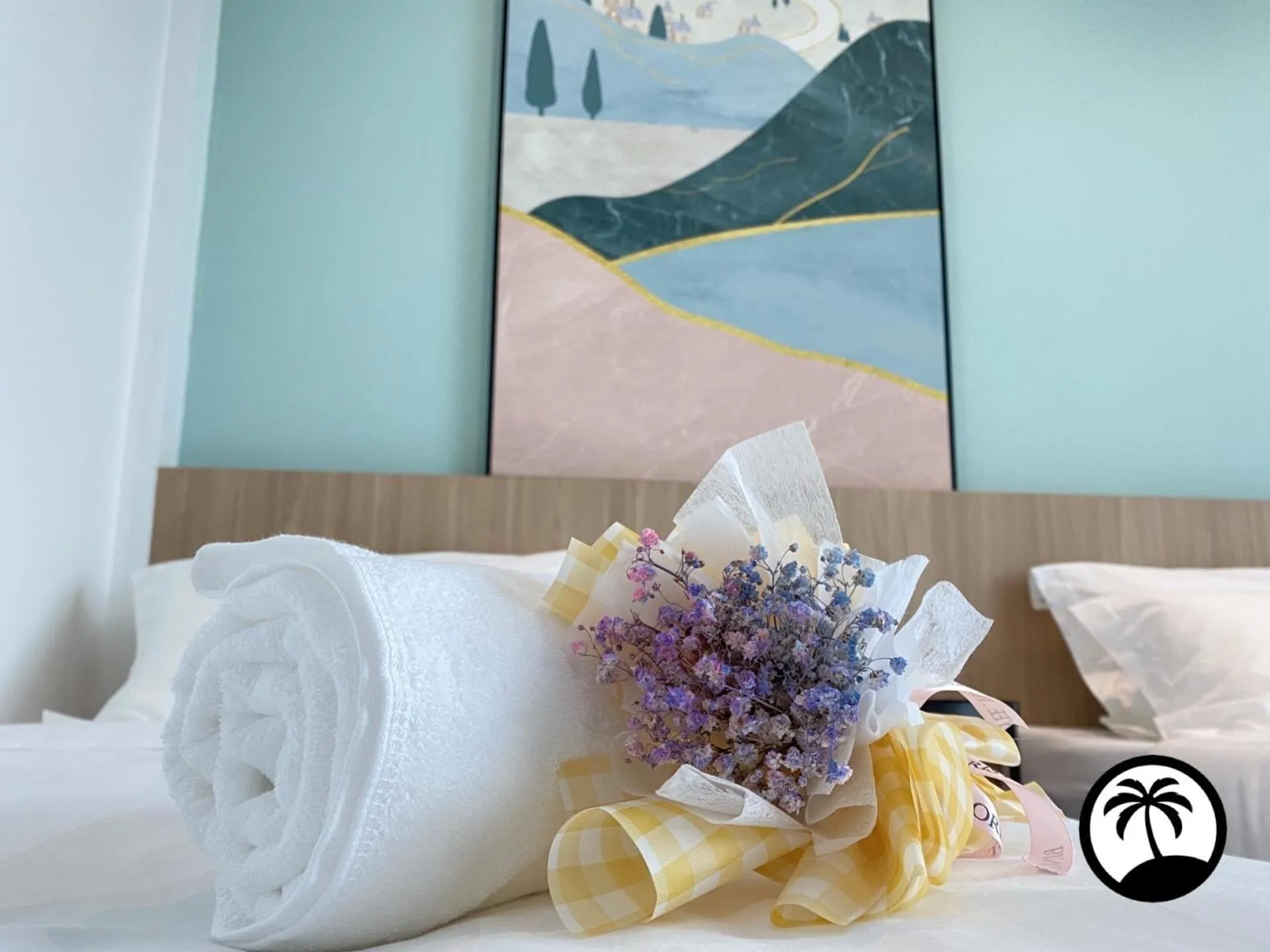 Bed in Paradise Suite at Sutera Avenue