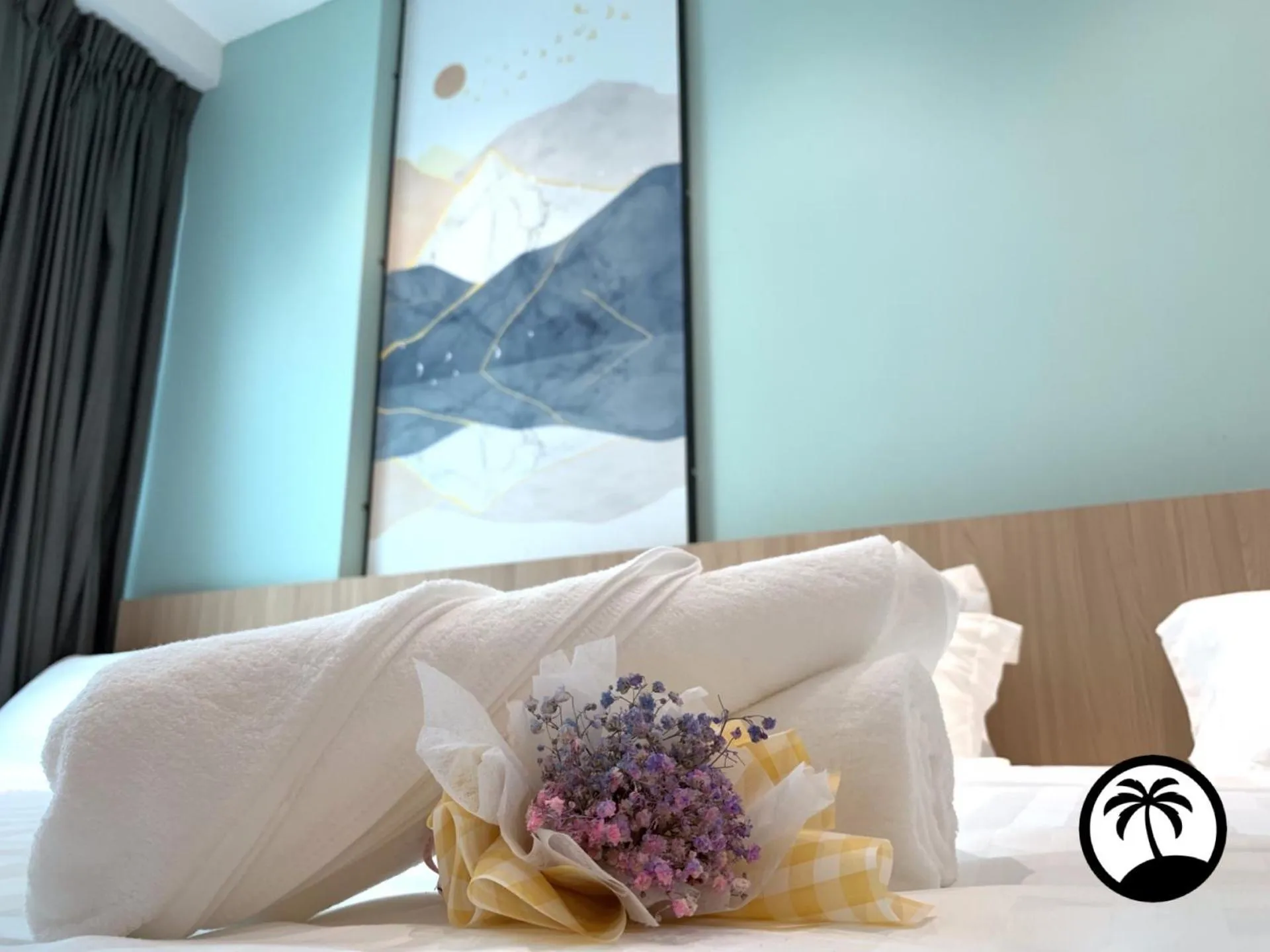 Bed in Paradise Suite at Sutera Avenue