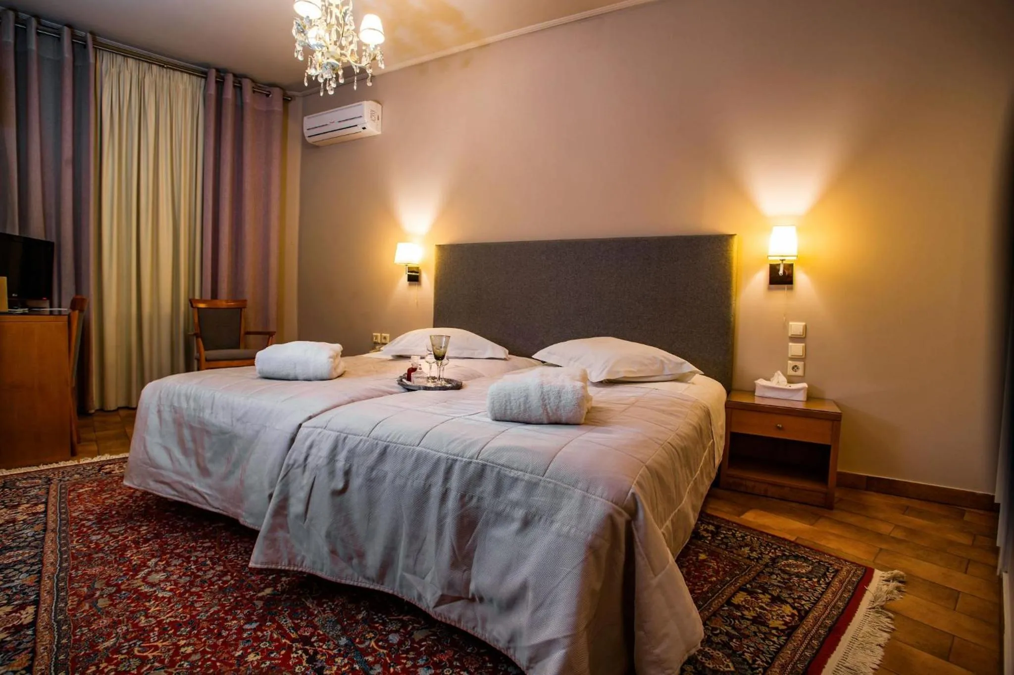 Bed in Esperia Boutique Hotel