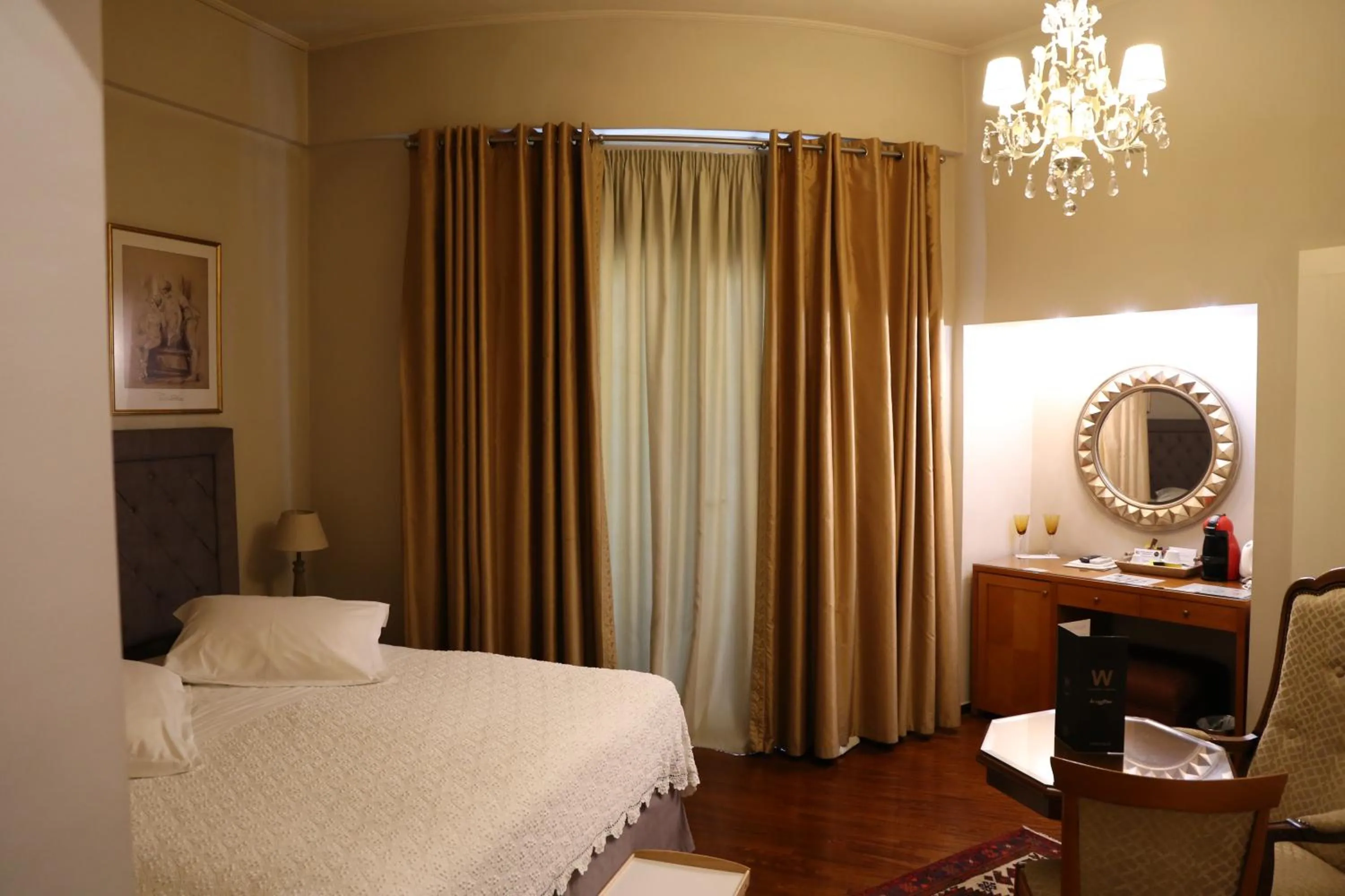 Living room, Bed in Esperia Boutique Hotel
