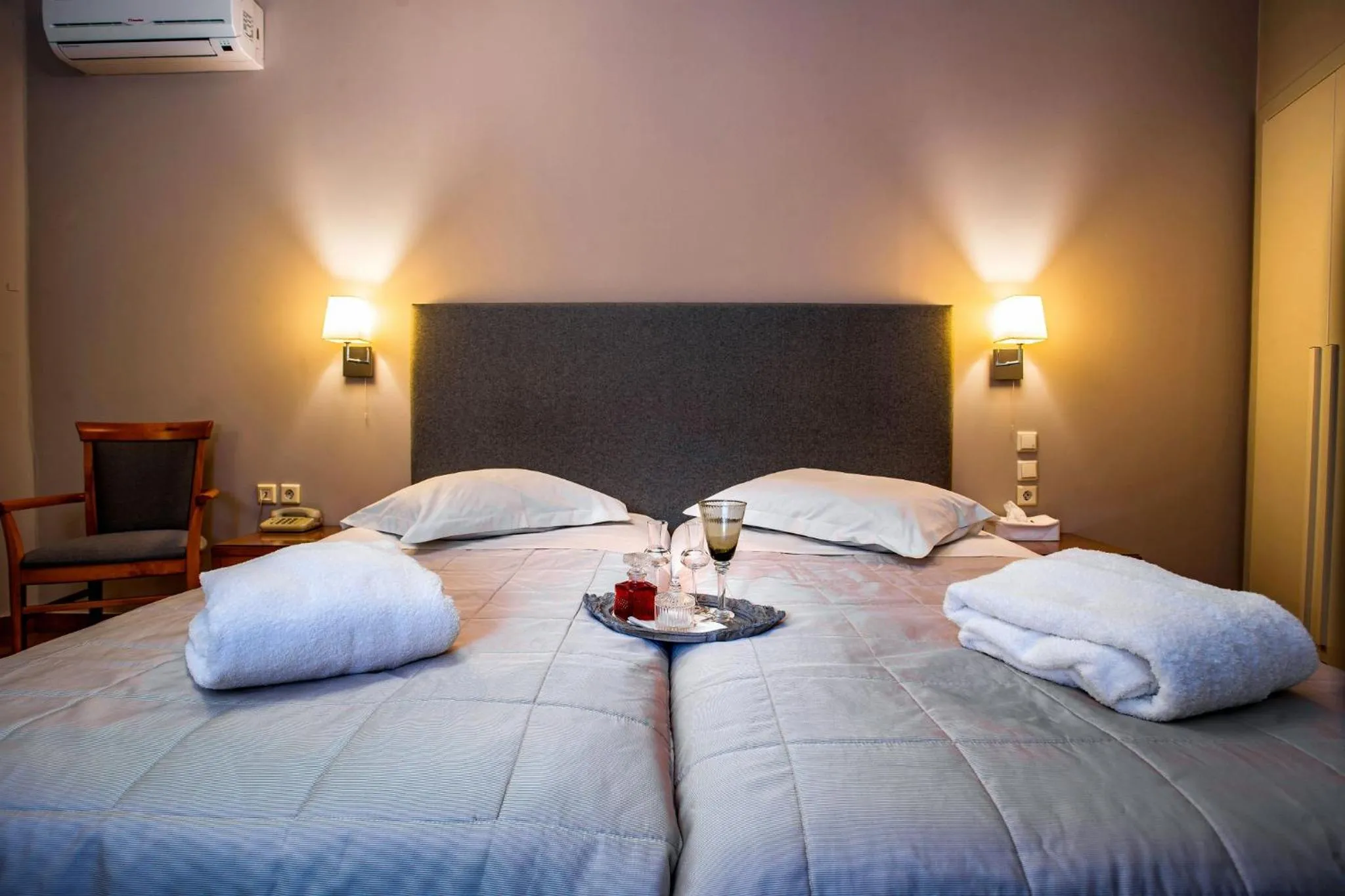Bed in Esperia Boutique Hotel