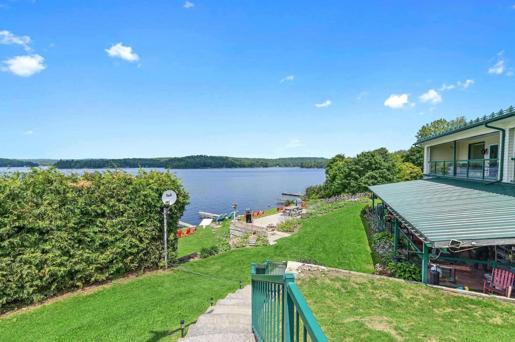 Lake view in Baptiste Lake Lodge