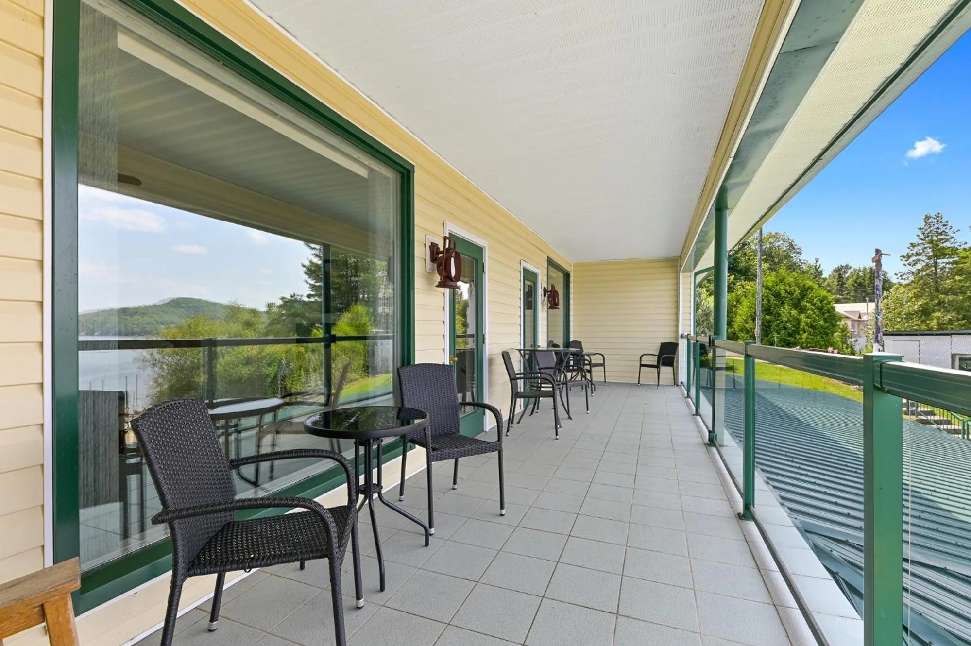 Patio in Baptiste Lake Lodge