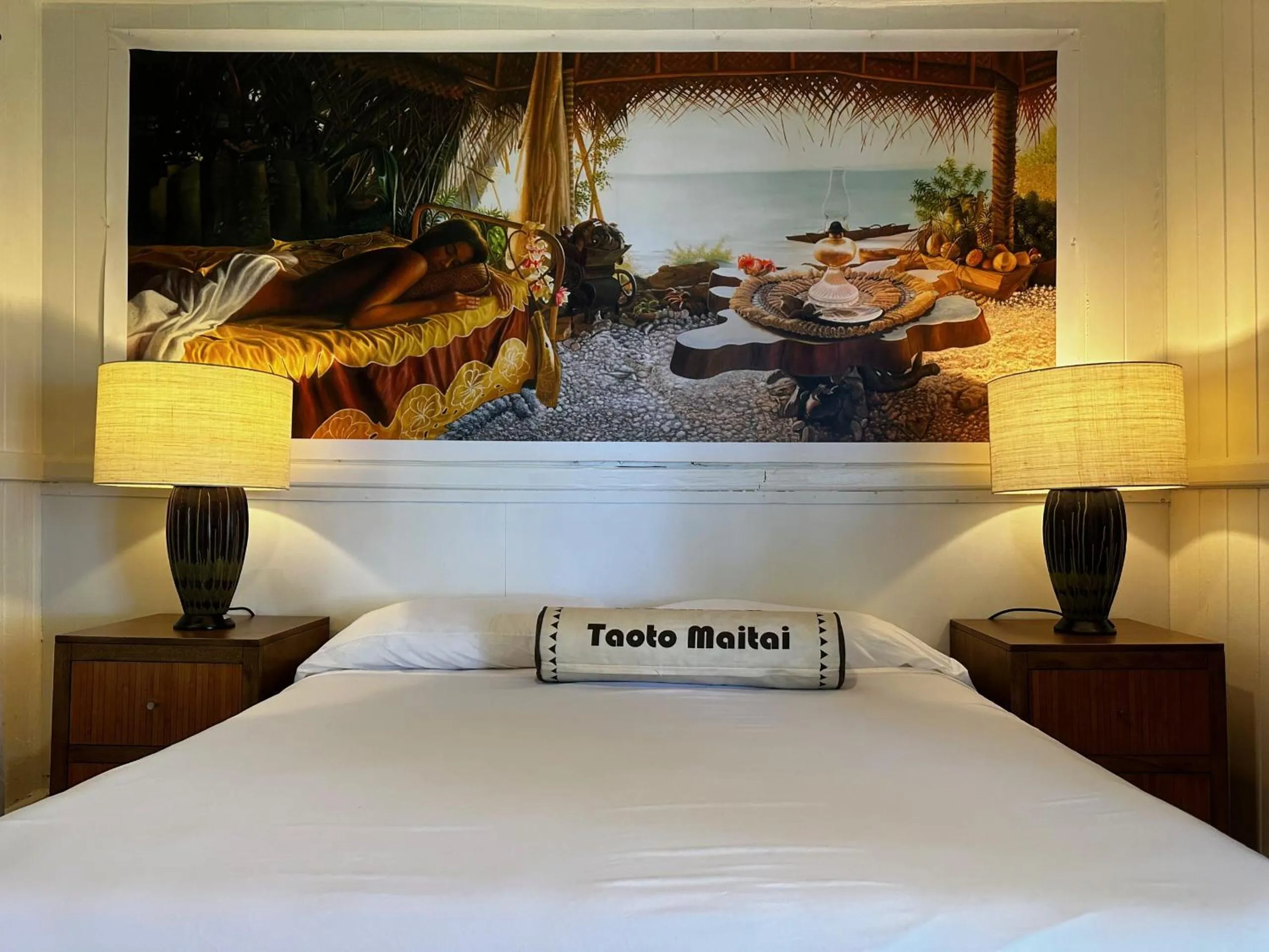 Bed in Wild Ginger Hotel