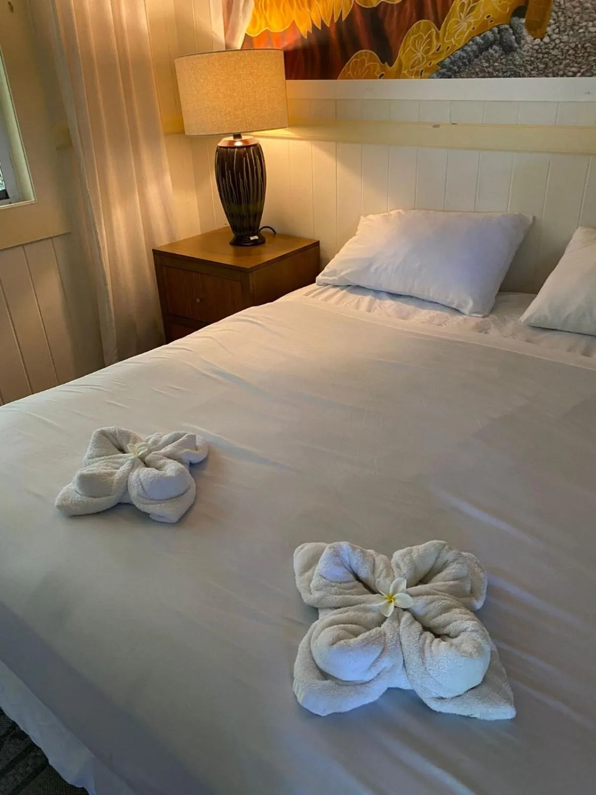 Bed in Wild Ginger Hotel