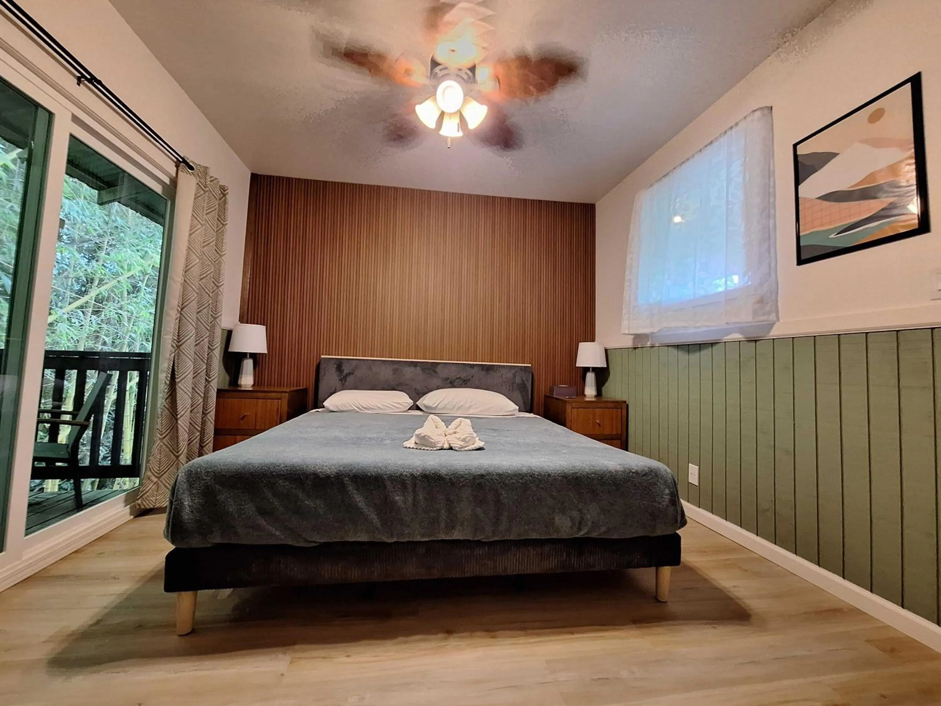 Bed in Wild Ginger Hotel