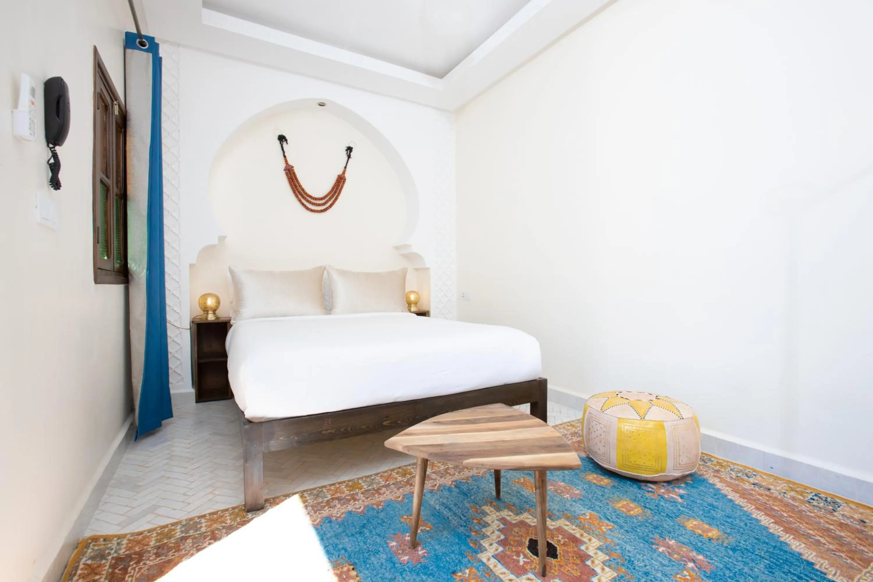 Bed in Riad La Vie