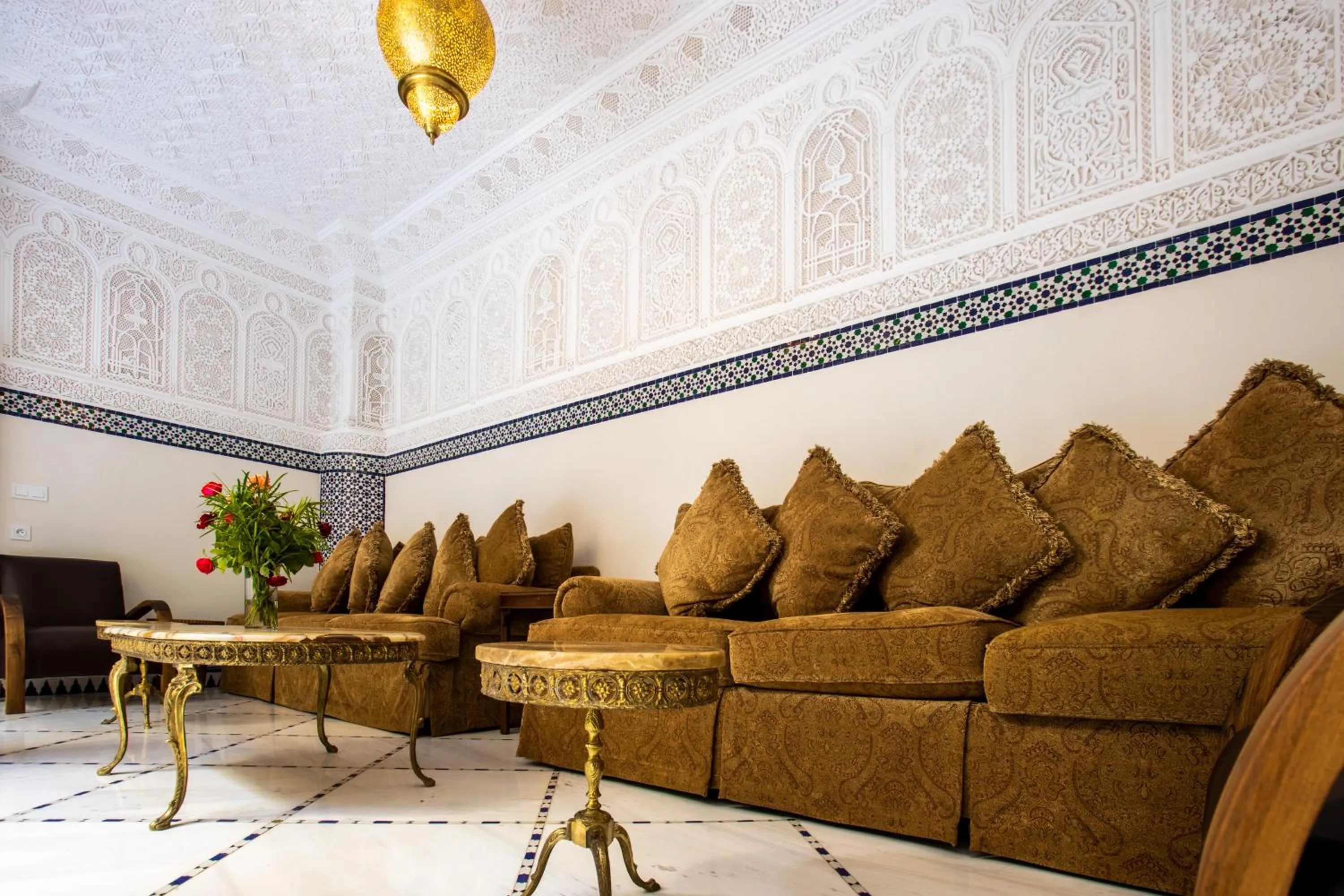 Living room in Riad La Vie